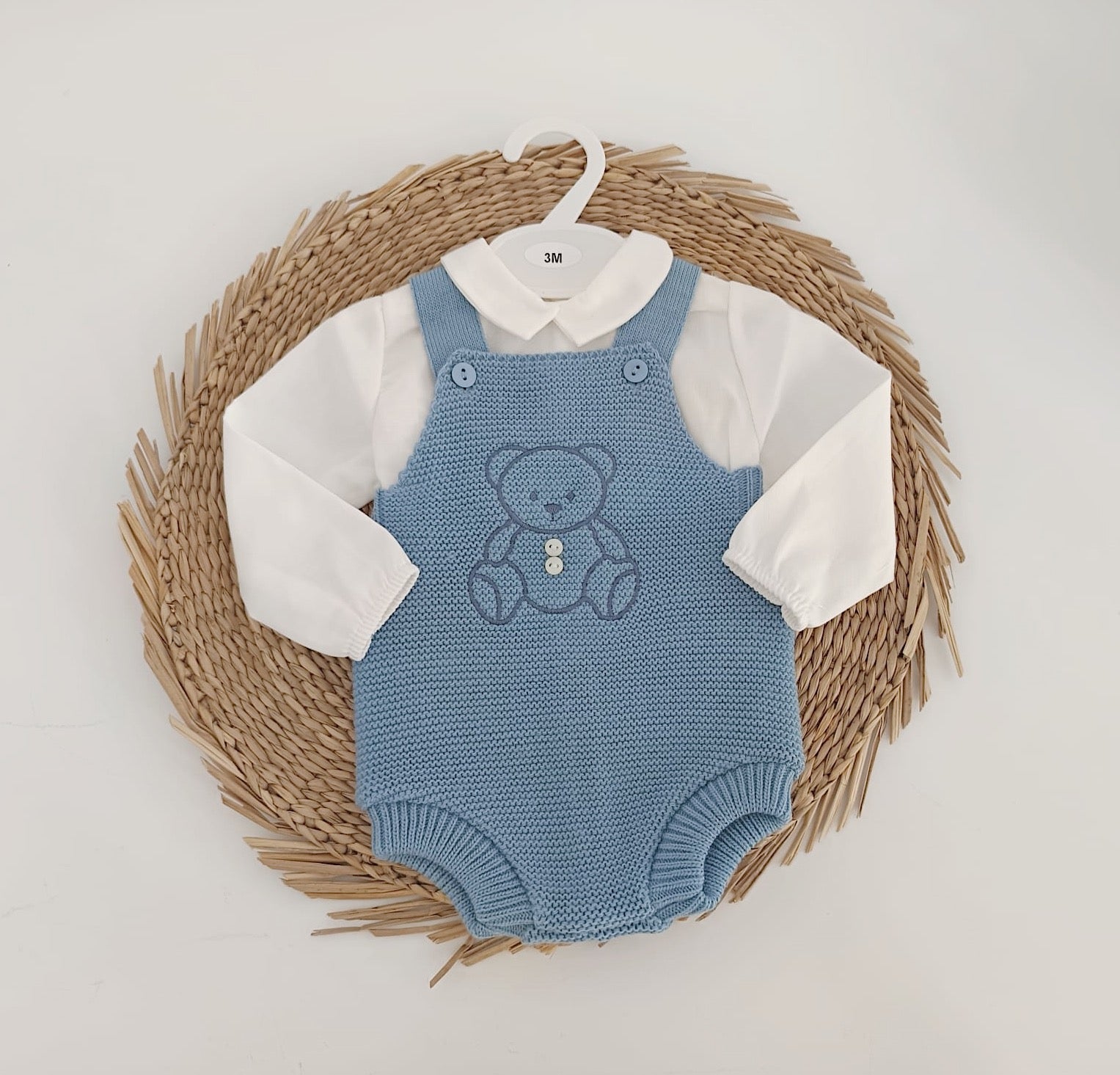 Fofo de Malha com Camisa Urso Jeans