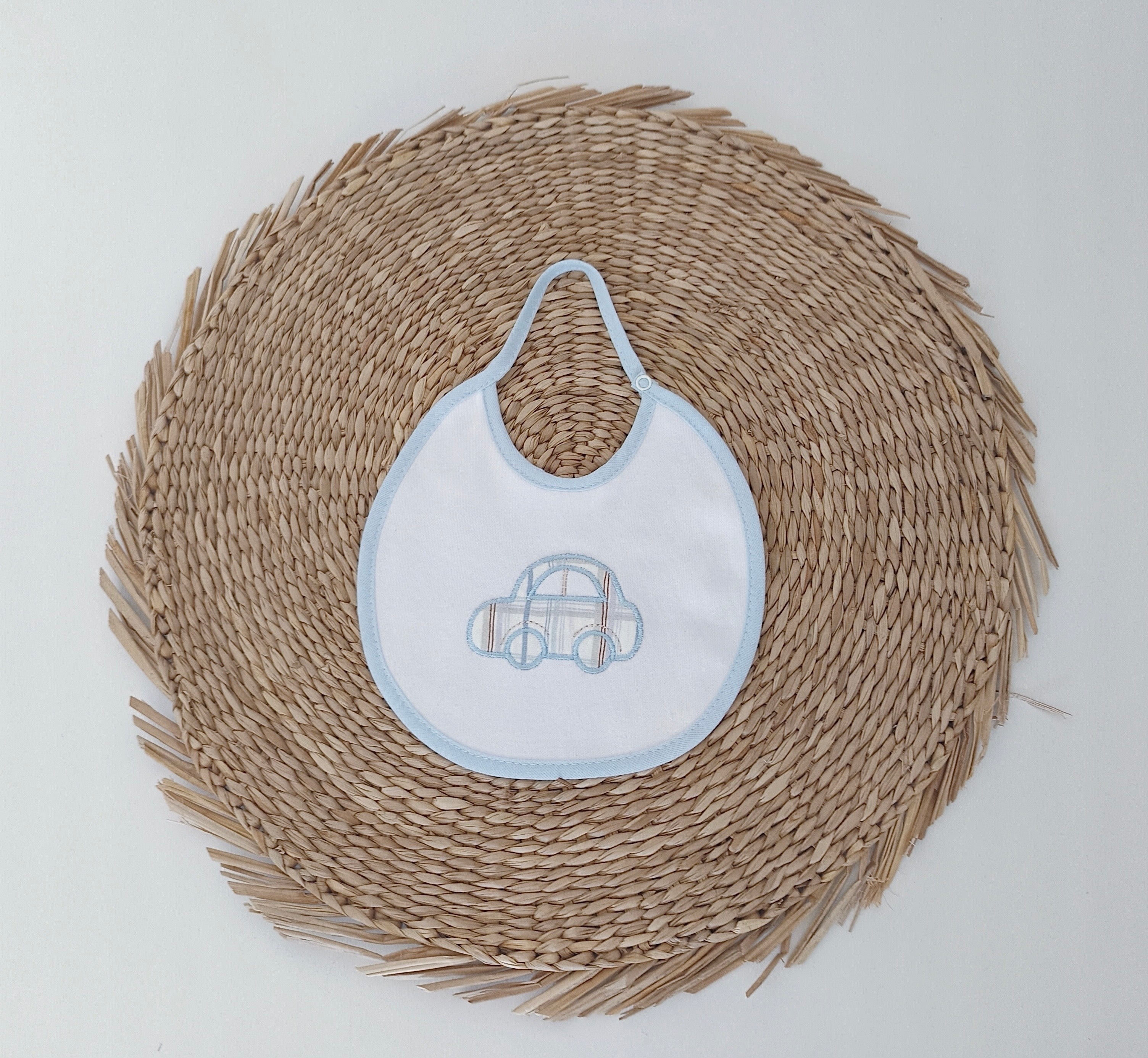 Fit Fiu Babies® | Babete de Bebé Carrinho Azul