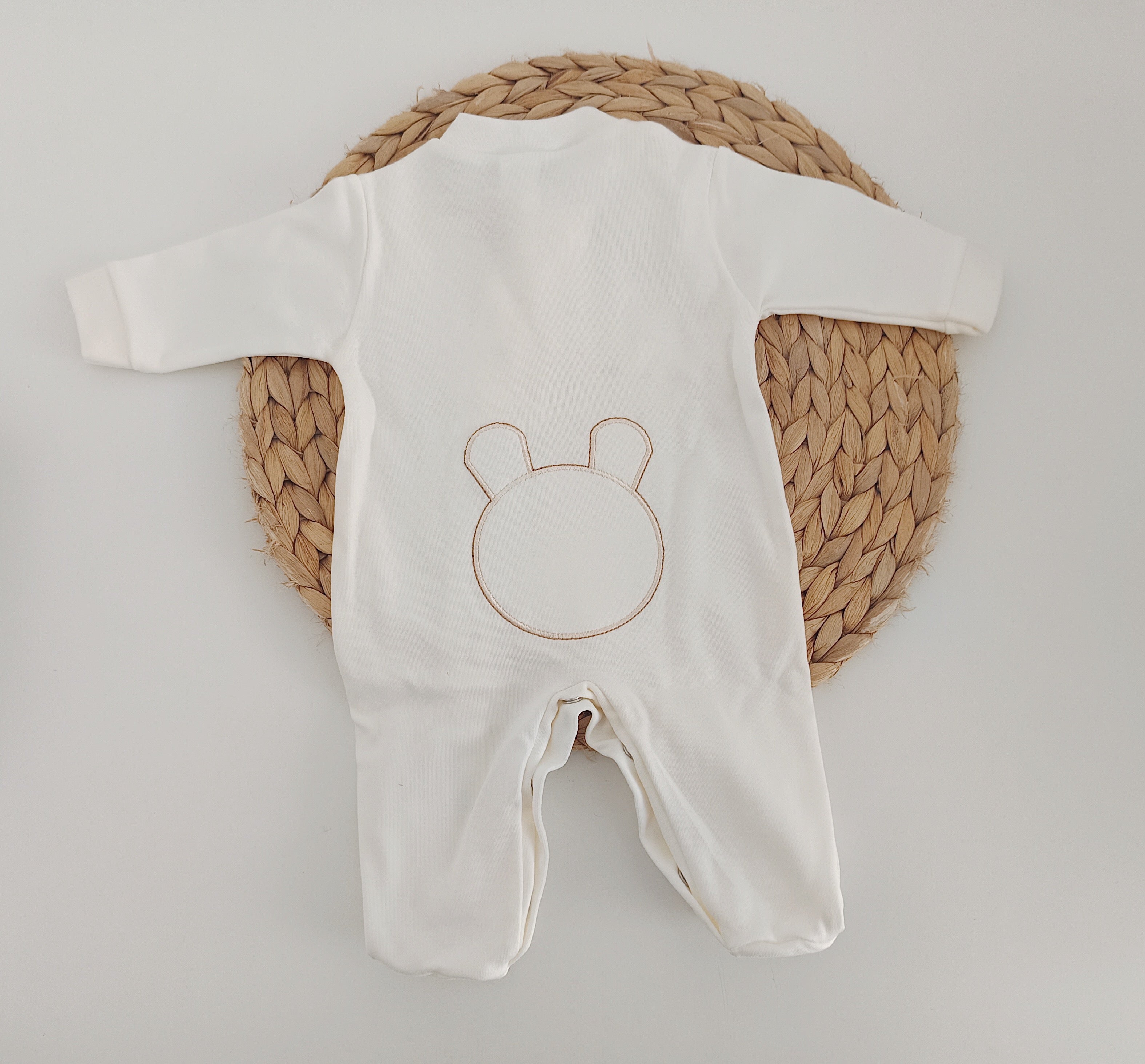 Conjunto de Algodão Coelho Orelhas Pérola