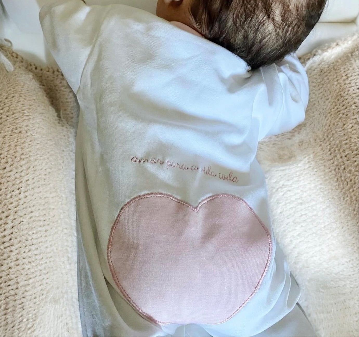 Amor Para a Vida Toda® | Babygrow Coração Rosa