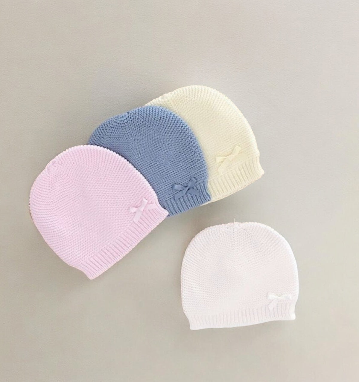 Gorro para Bebé Lacinho em malha Algodão