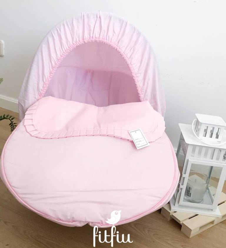 Forra Rosa Lisa para Ovo/Babycoque