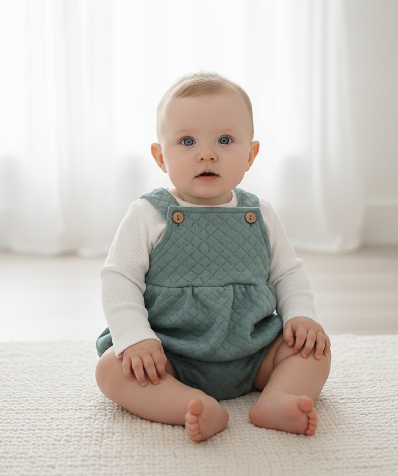 Fofo com camisola Losangos Verde