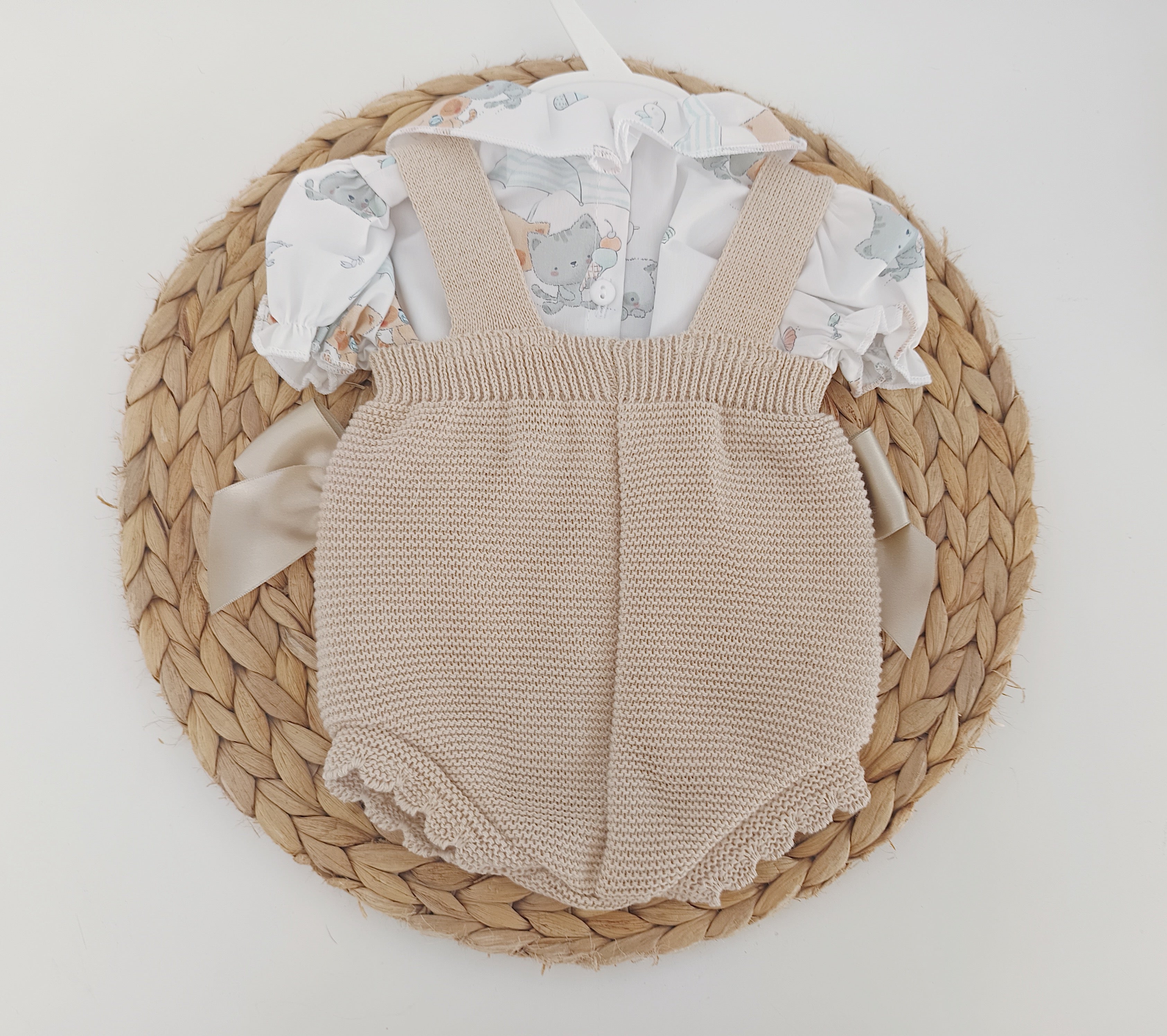 Fofo com Blusa Dois Laços Areia