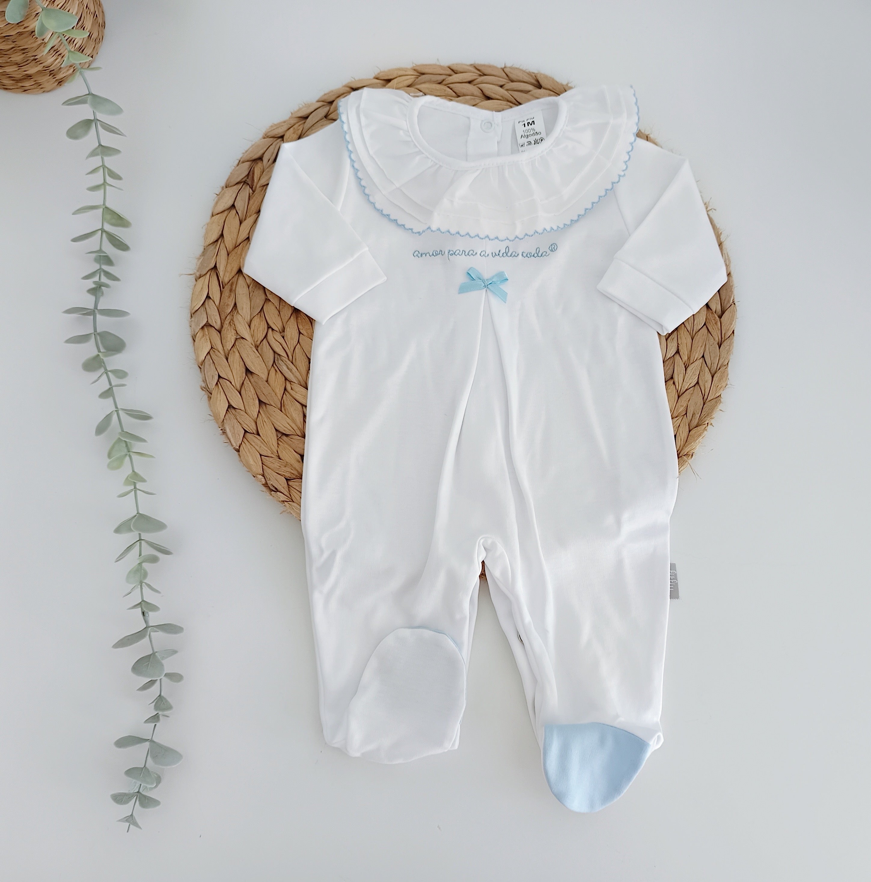 Amor Para a Vida Toda® | Babygrow Lacinho Azul