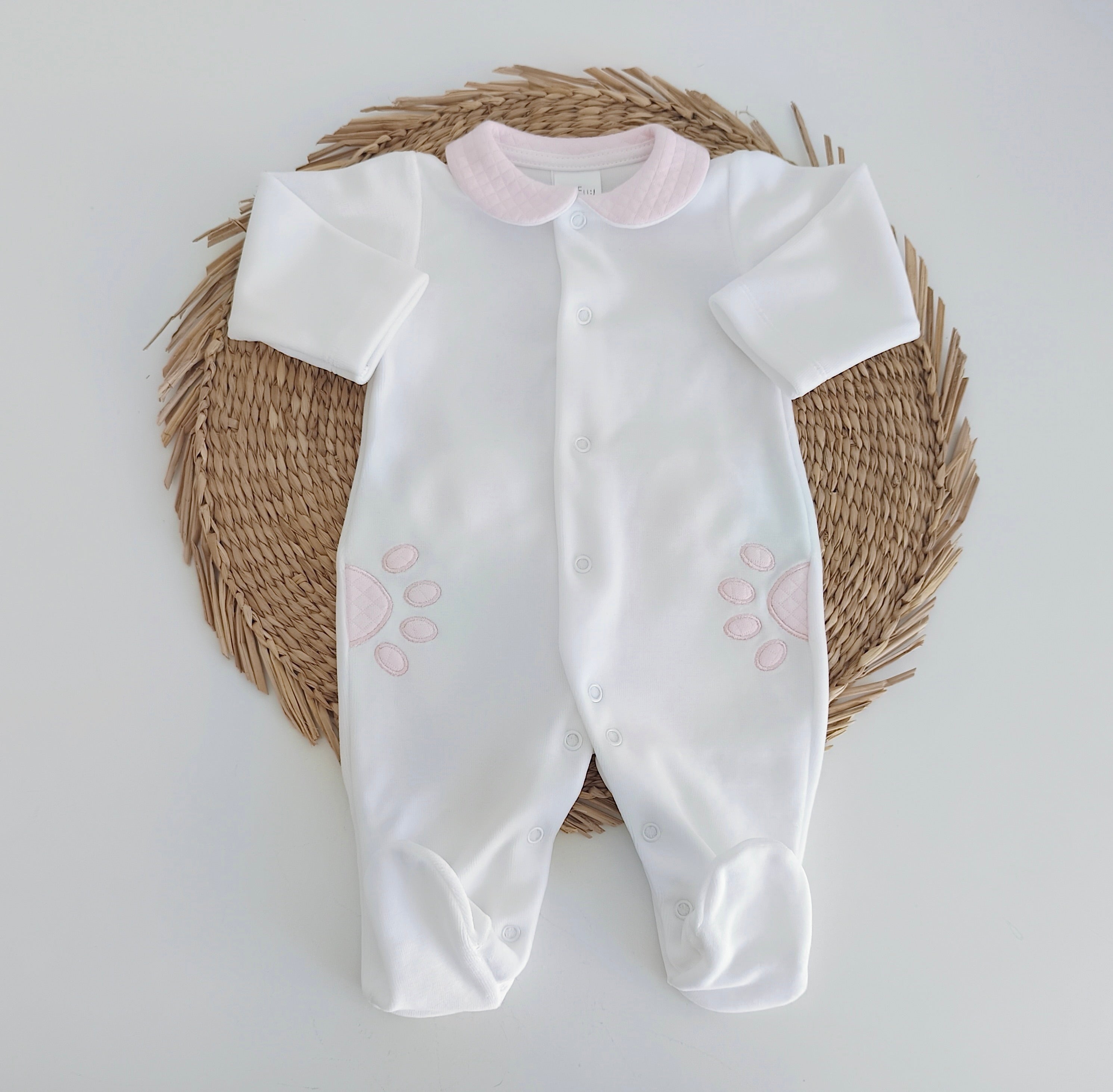 FitFiu Babies® | Babygrow Urso Orelhas Rosa