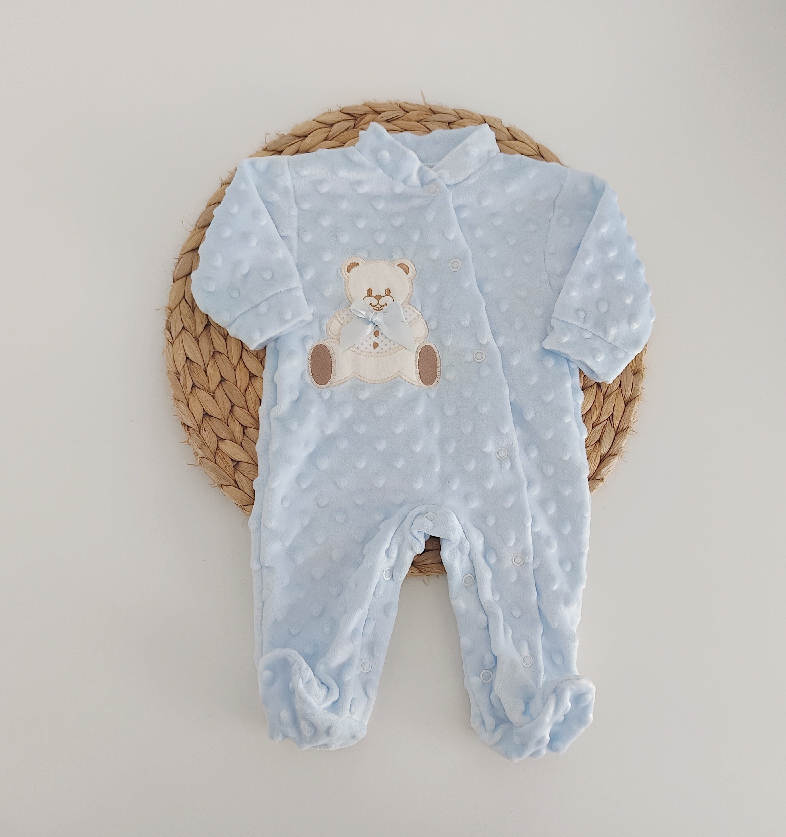 Babygrow Niples Urso Laço Azul