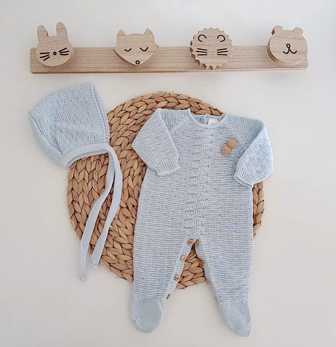 Babygrow de Malha Azul. Babygrow menino