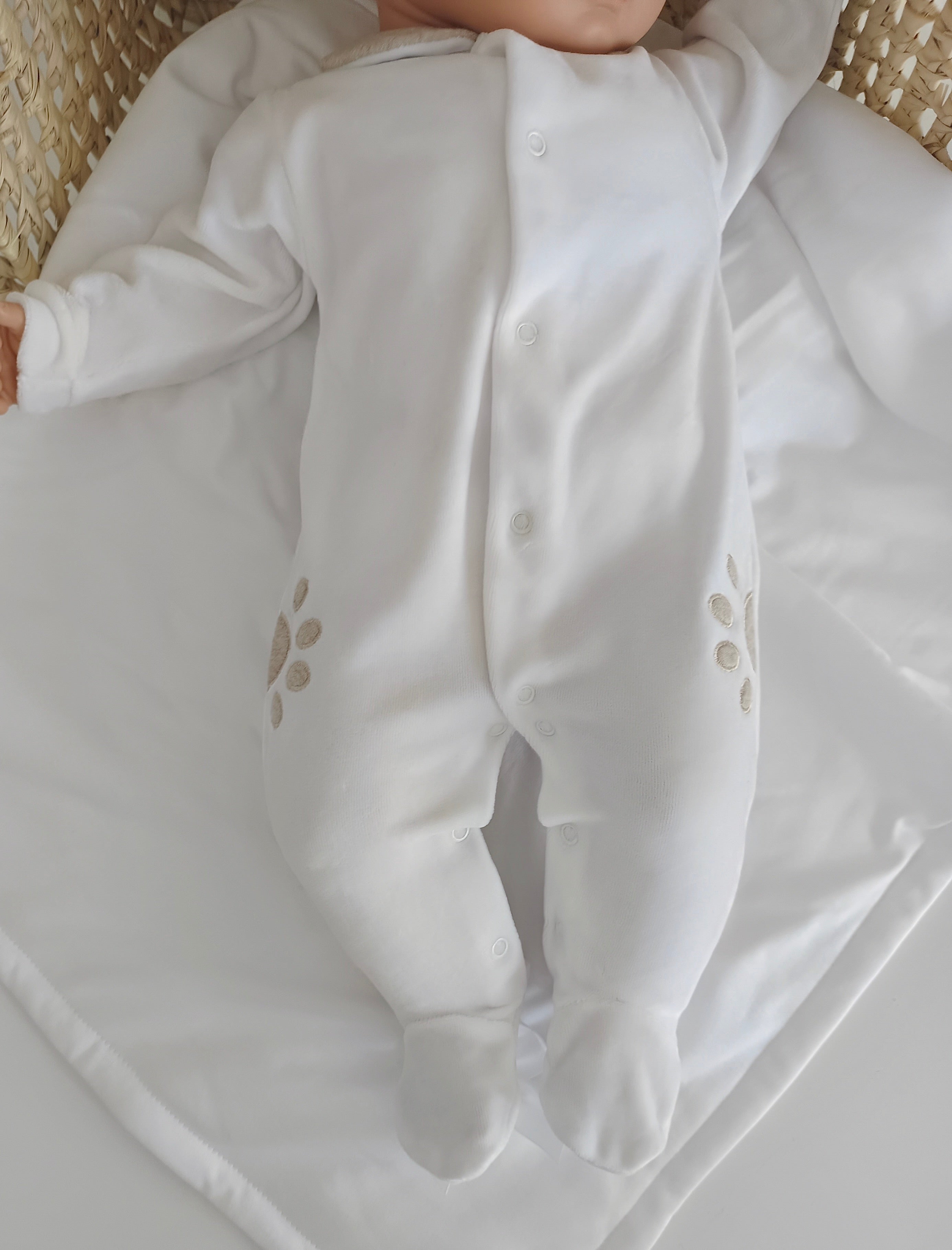 FitFiu Babies® | Babygrow Urso Orelhas Areia