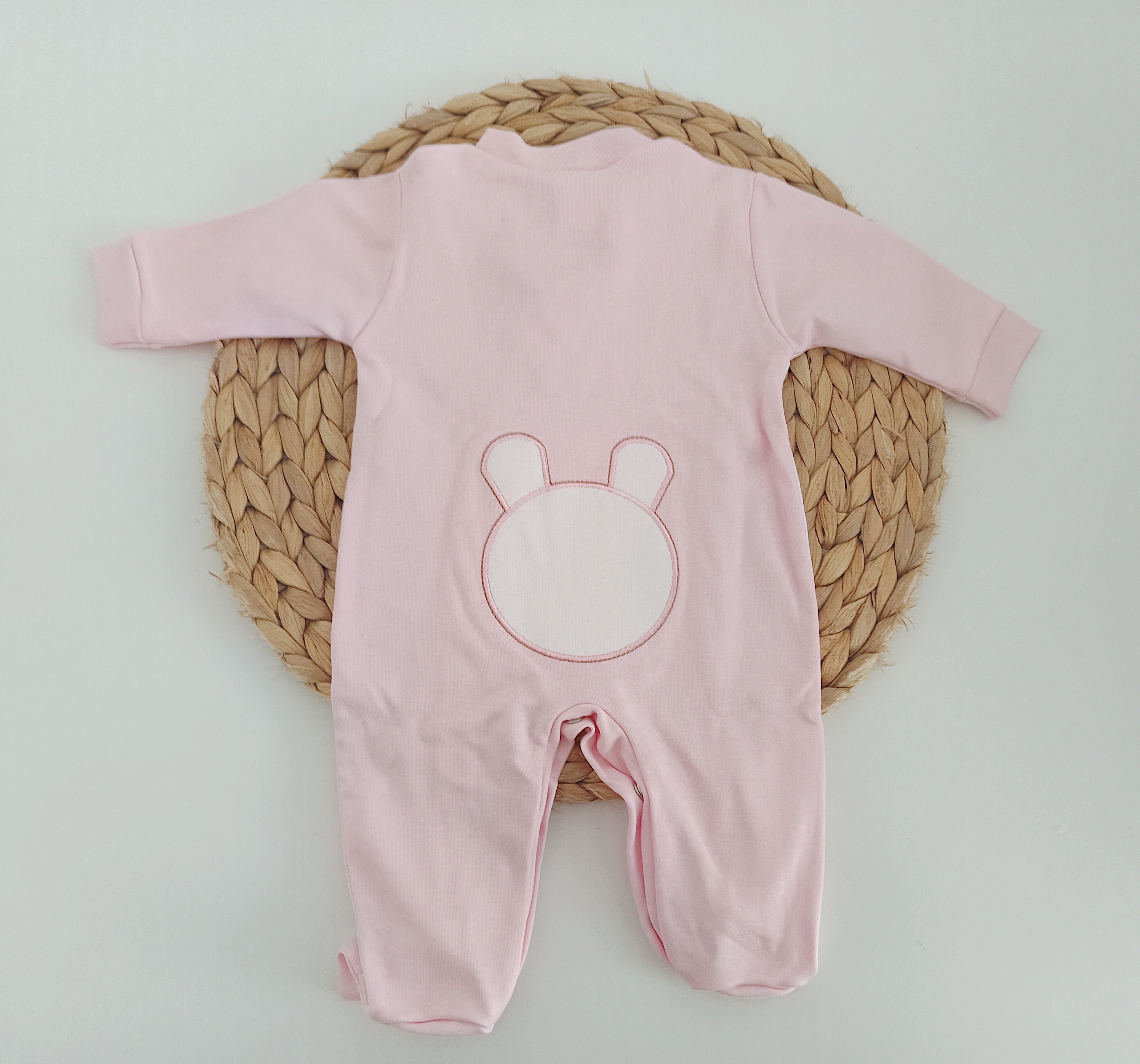 Conjunto de Algodão Coelho Orelhas Rosa