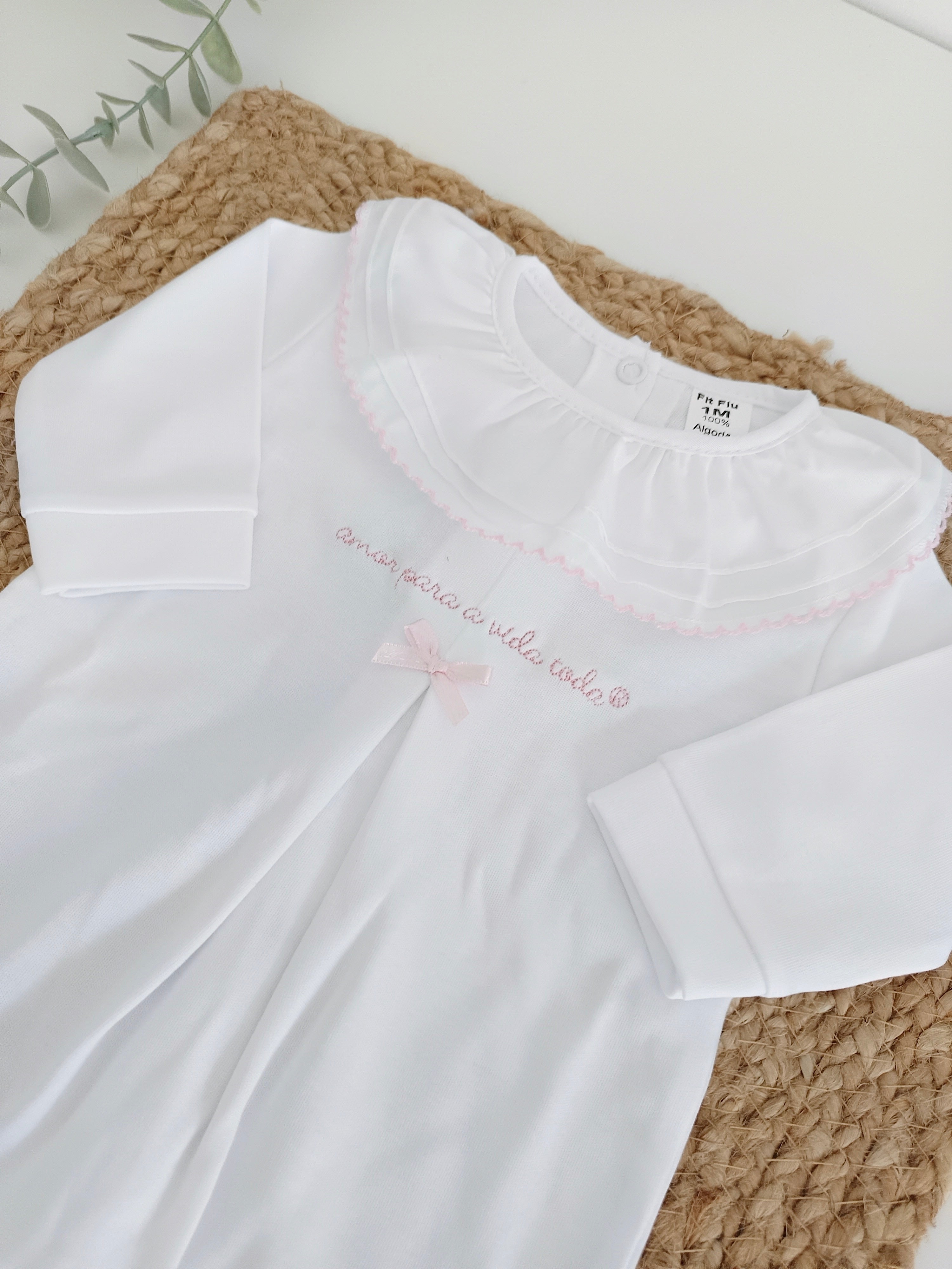 Amor Para a Vida Toda® | Babygrow Lacinho Rosa