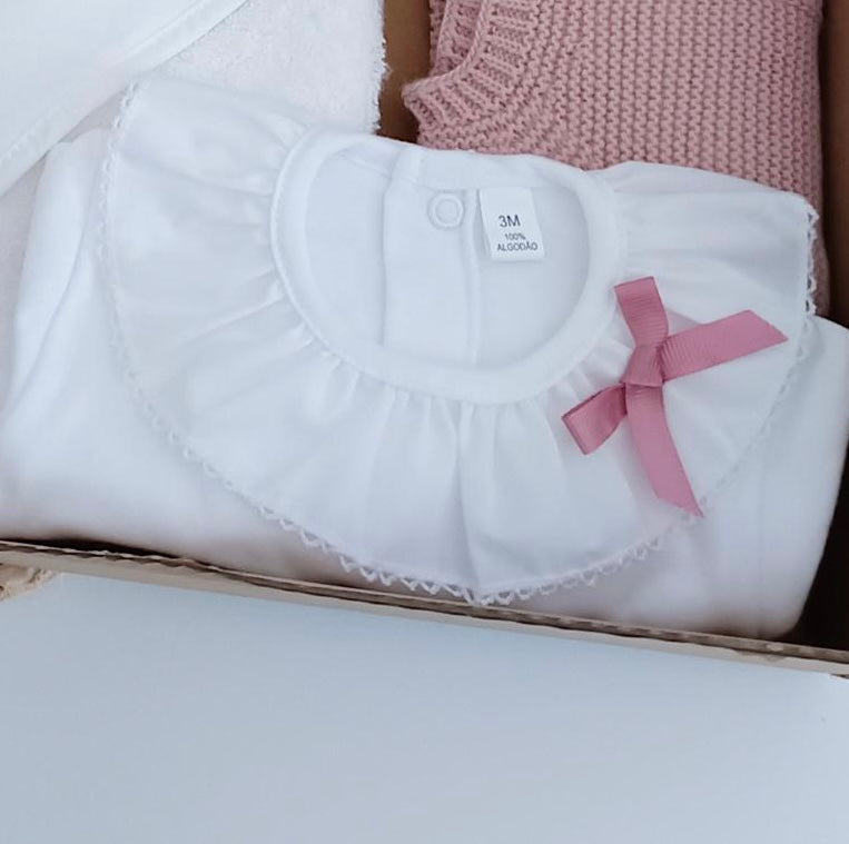 FitFiu Babies® | Body com Gola de Folho e Laço