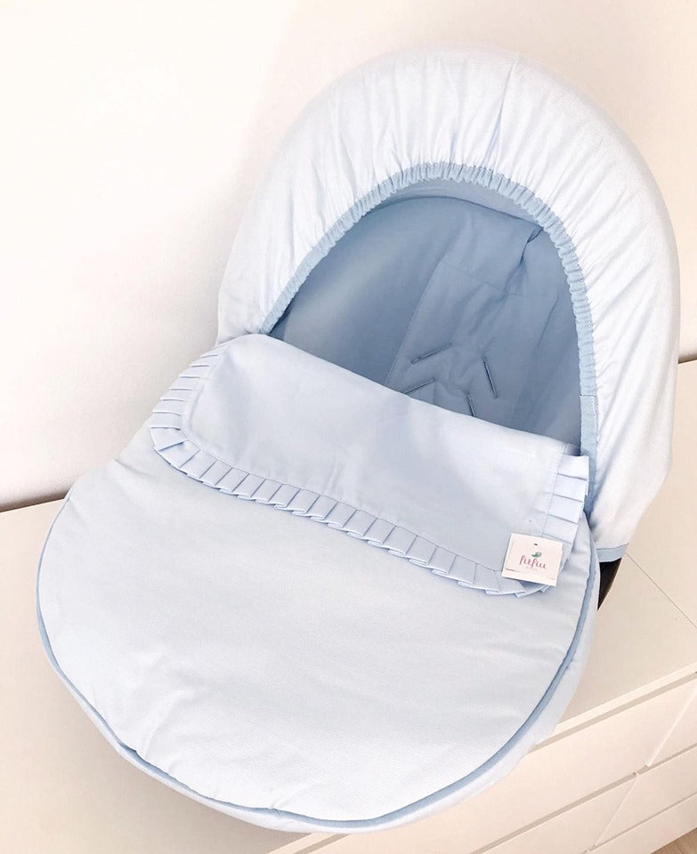 Forra Azul Lisa para Ovo/Babycoque