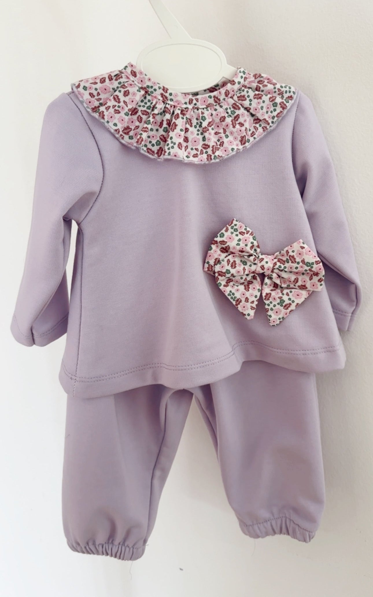 Conjunto Duas Peças Laço Lilás