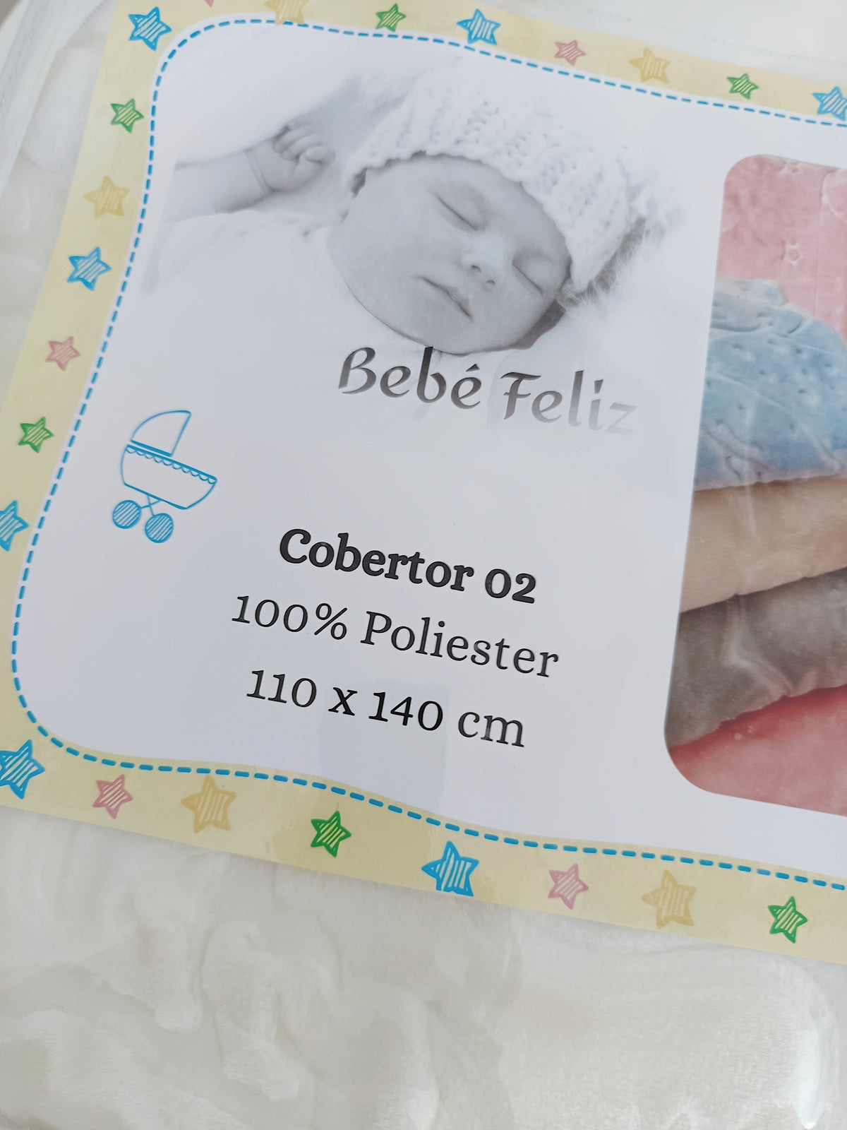 Cobertor para Bebé Cama de Grades Urso