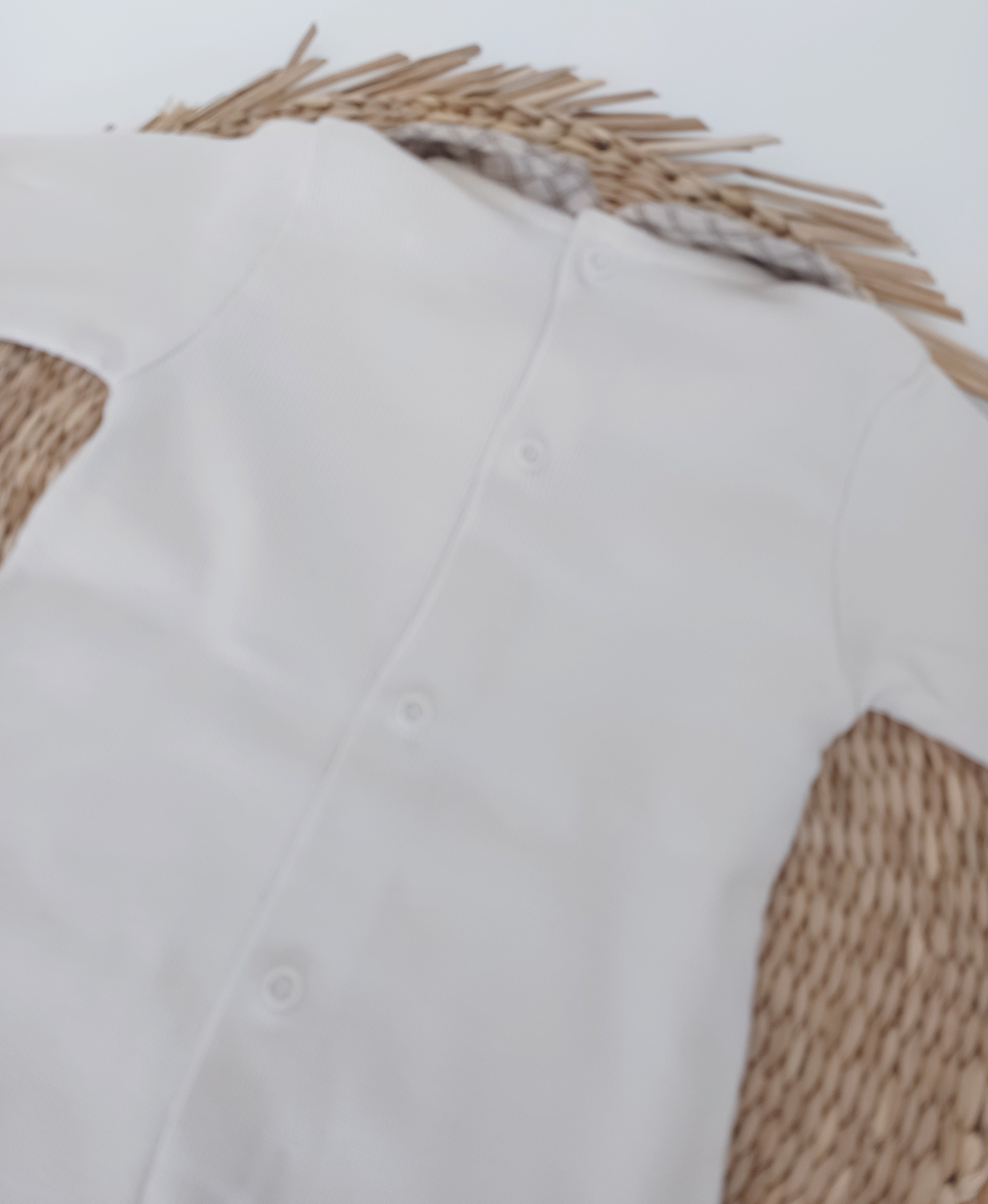 FitFiu Babies® | Babygrow Canelado Urso com Laço Pérola