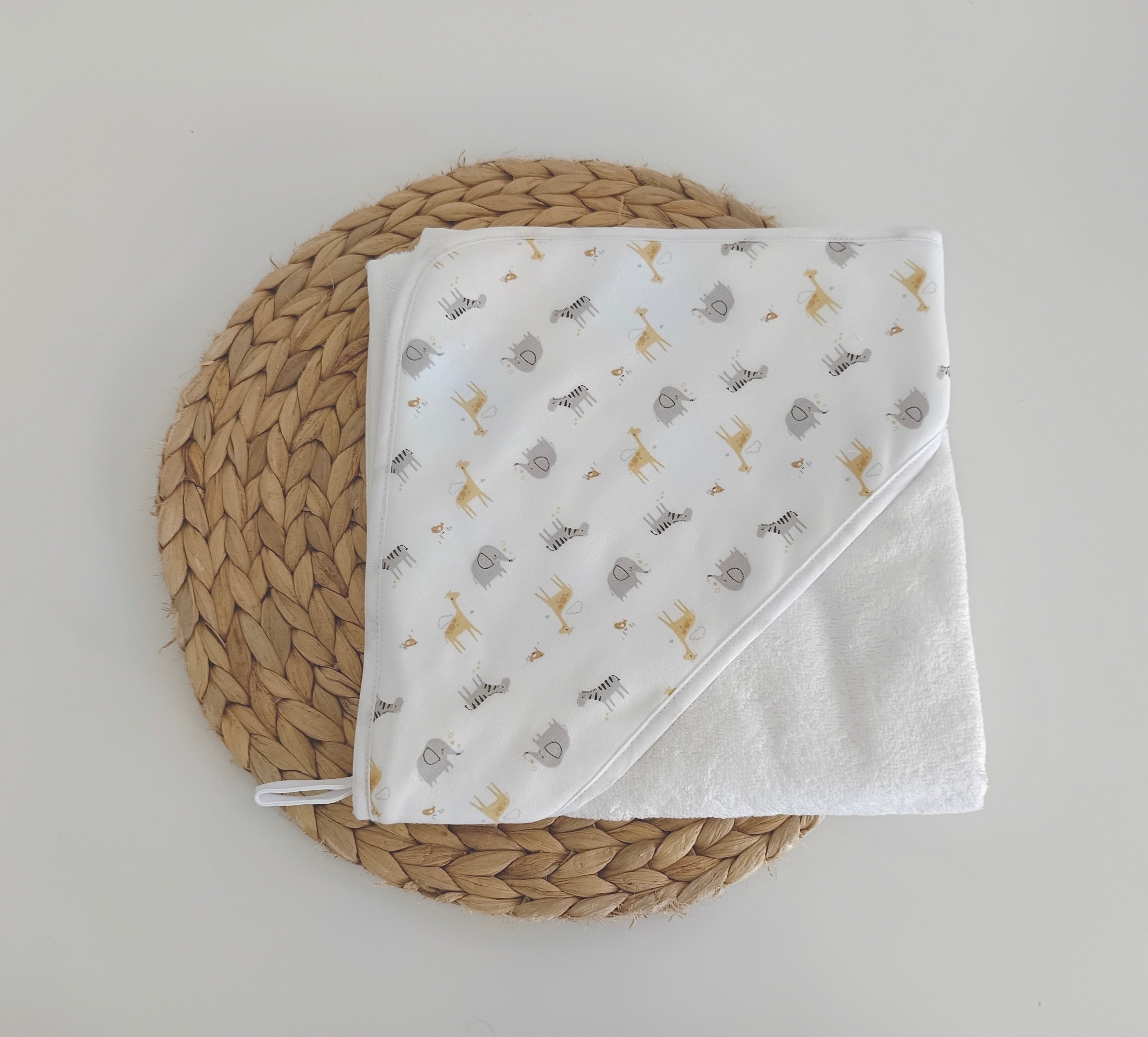 FitFiu Babies® | Toalha de Banho para Bebé Animais da Selva