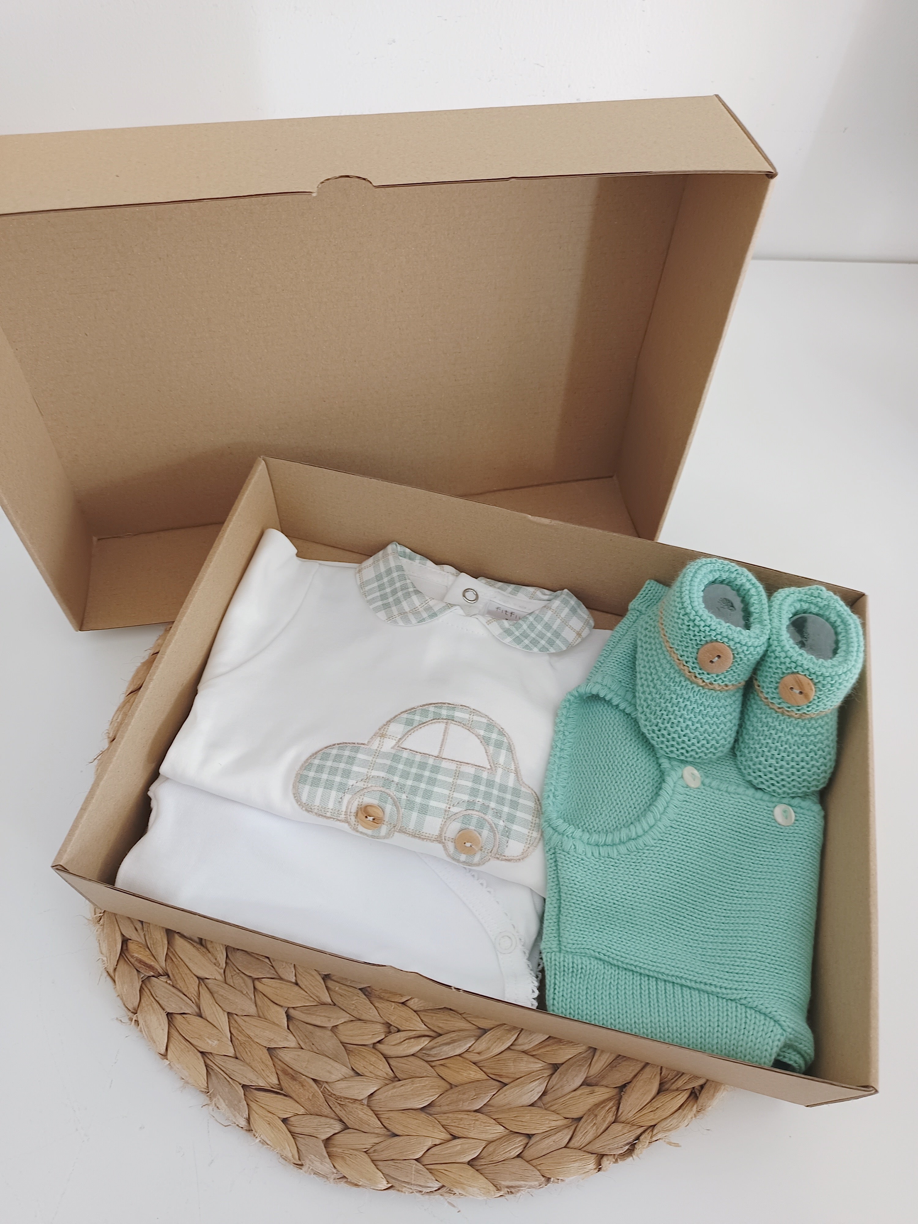 FitFiu Babies® | Conjunto de Bebé Carro Verde