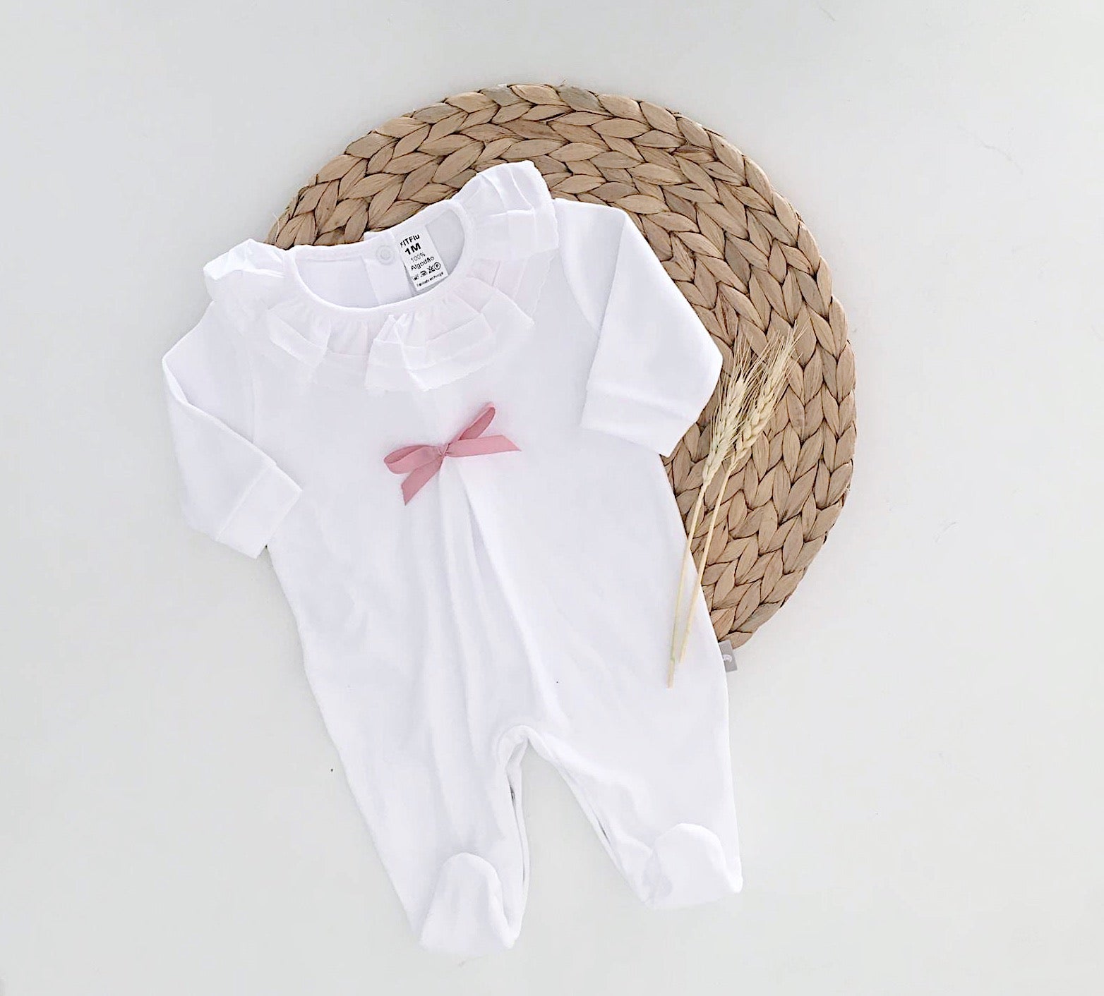 Babygrow Laço no meio | FitFiu Babies®
