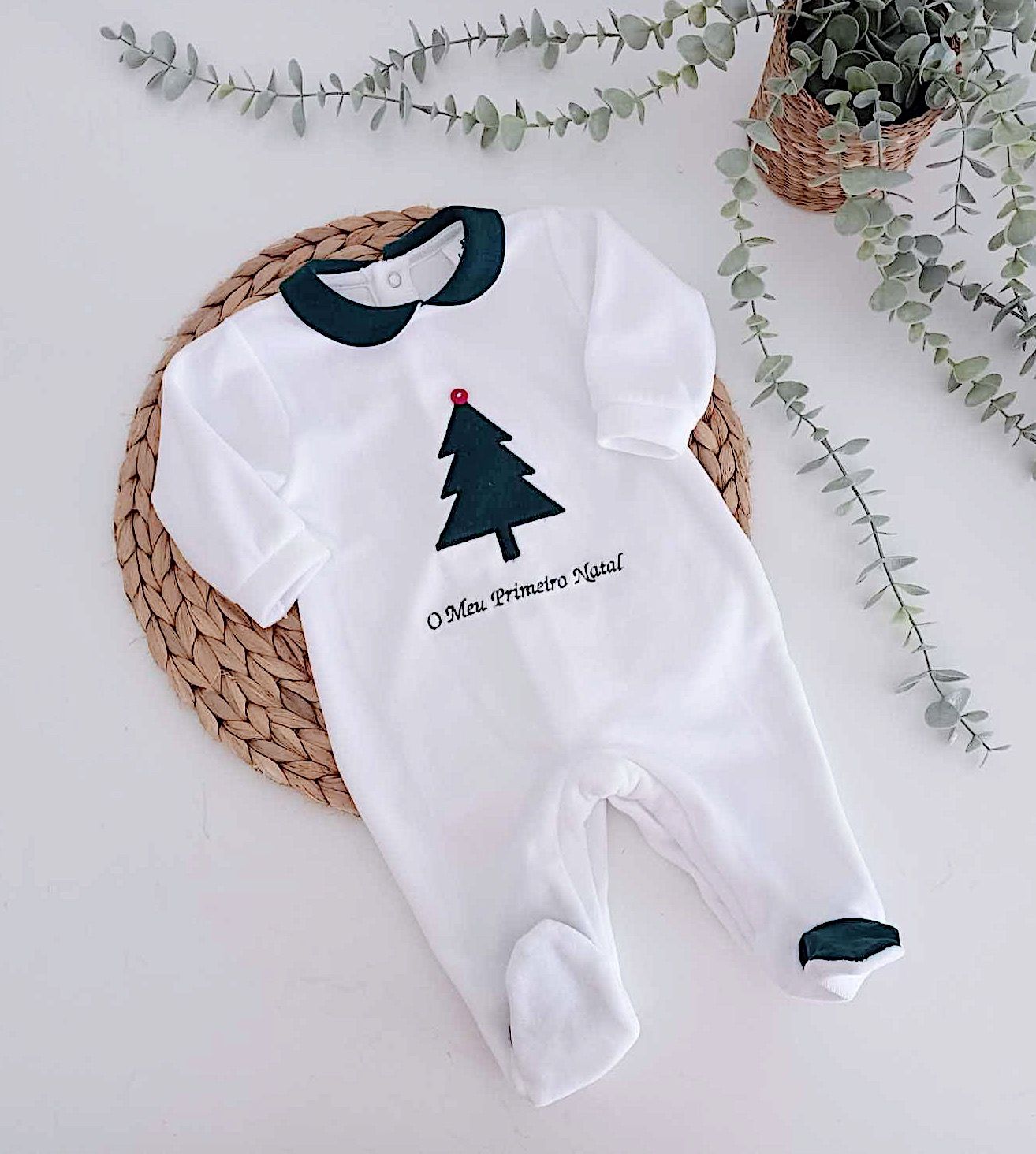 babygrow de natal. babygrow primeiro natal