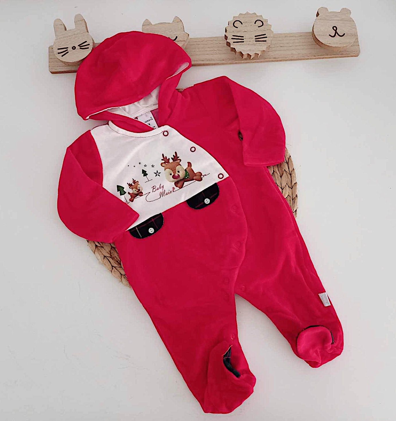 Babygrow em veludo Rena