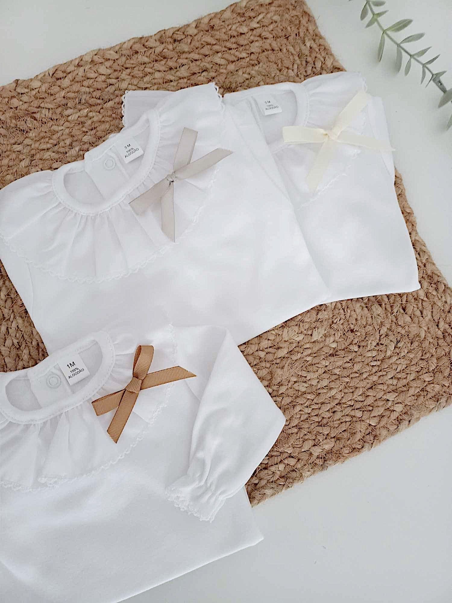 FitFiu Babies® | Body com Gola de Folho e Laço