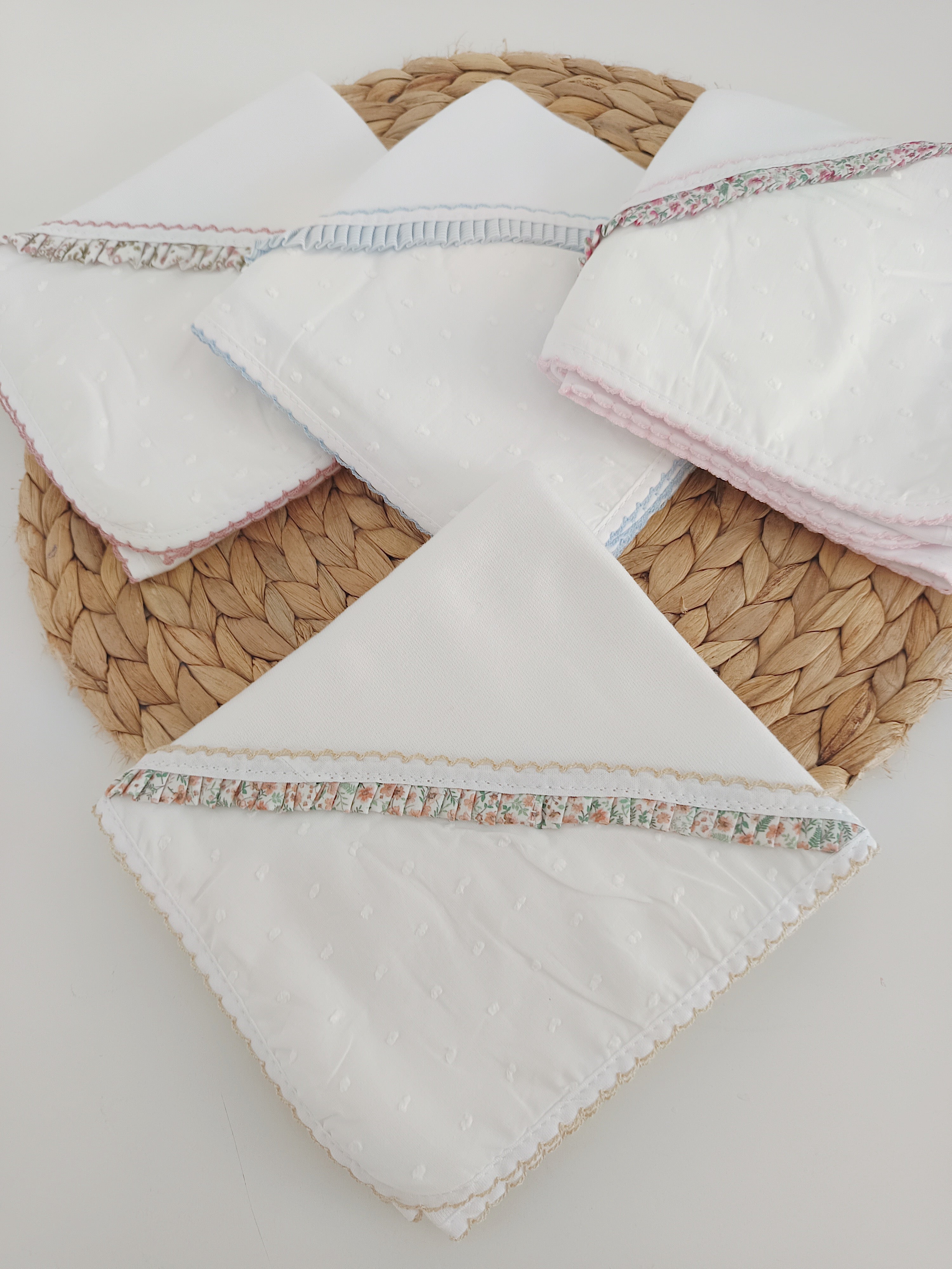 Fralda Algodão Folho com Plumetti