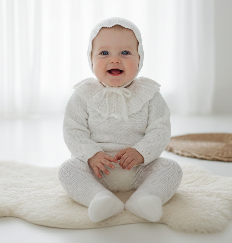 conjunto de malha para bebé