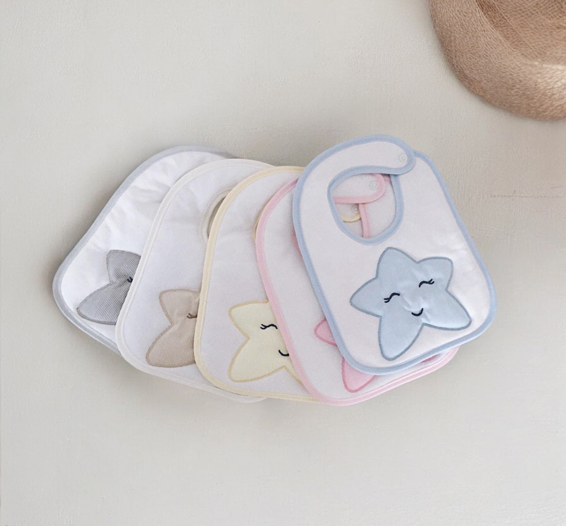 Babete de bebé Estrela Sorridente