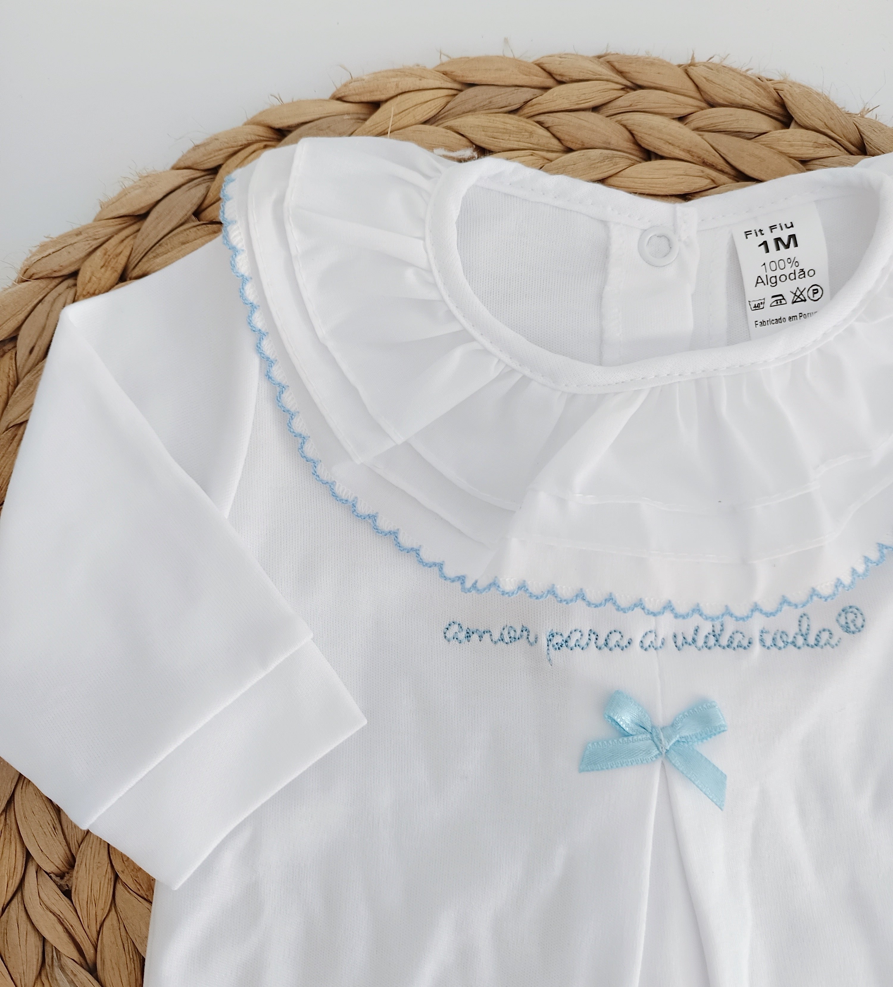 Amor Para a Vida Toda® | Babygrow Lacinho Azul