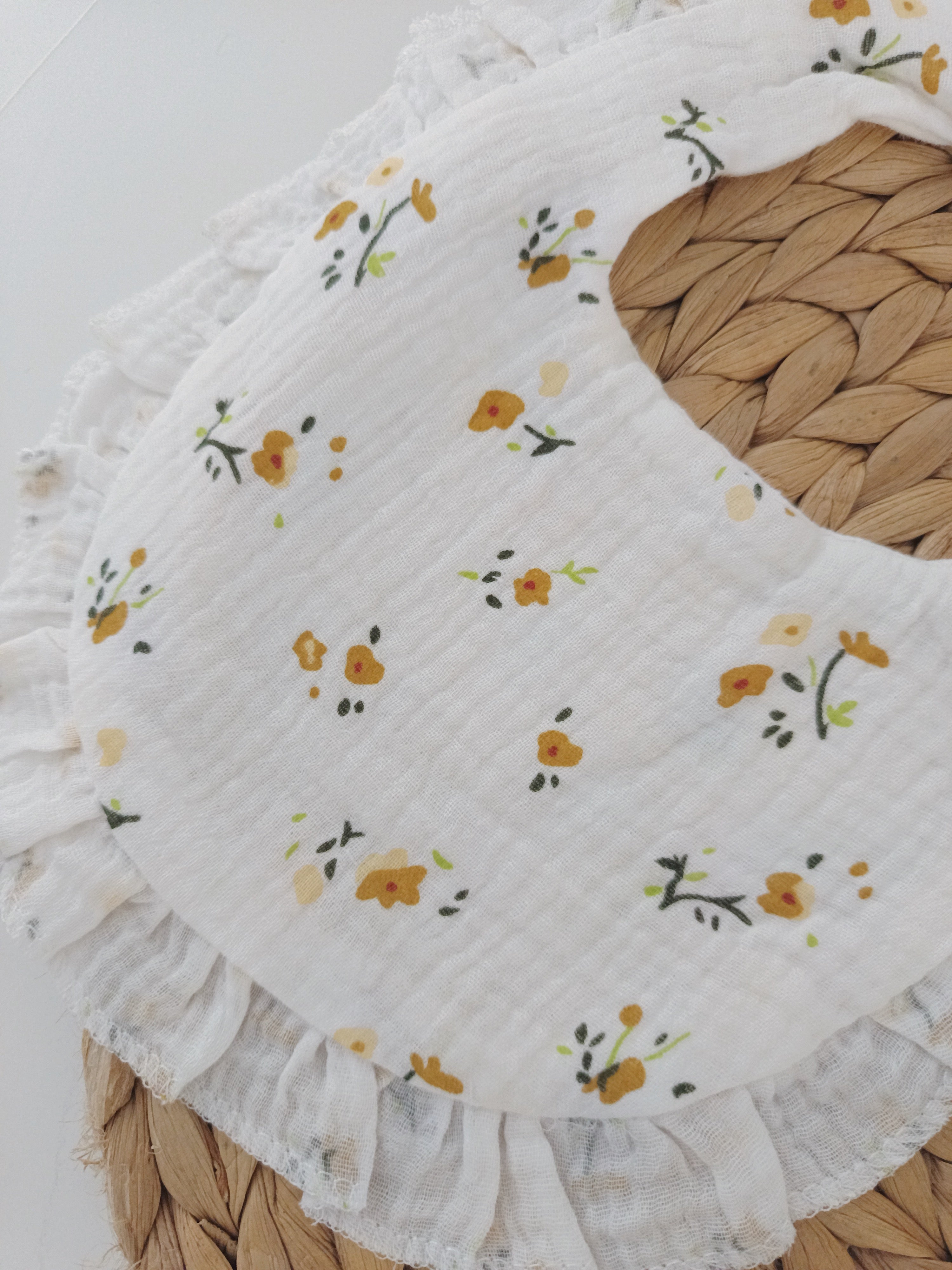 Babete em Musselina Estampado