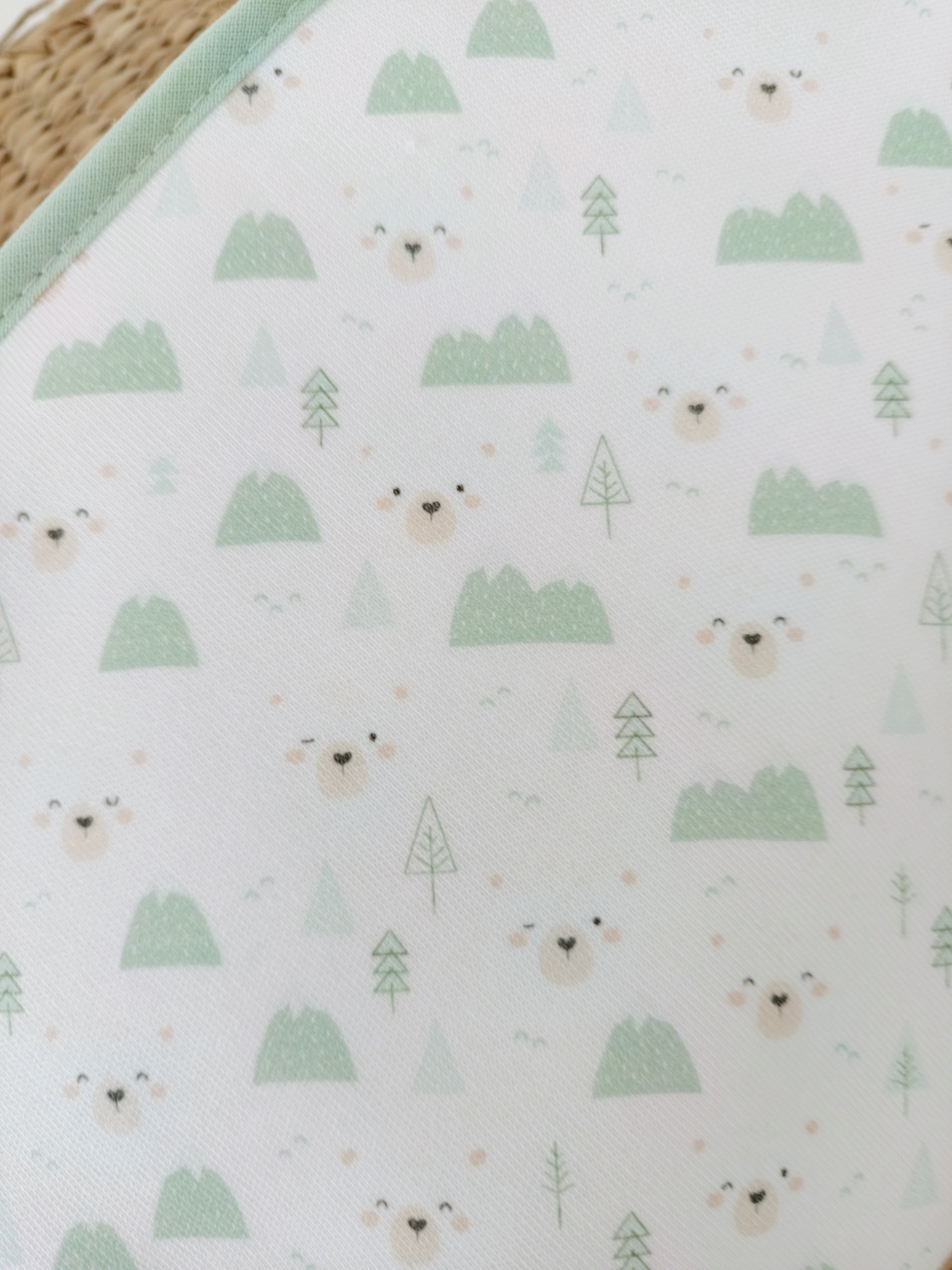 Toalha de banho Ursinhos Verde