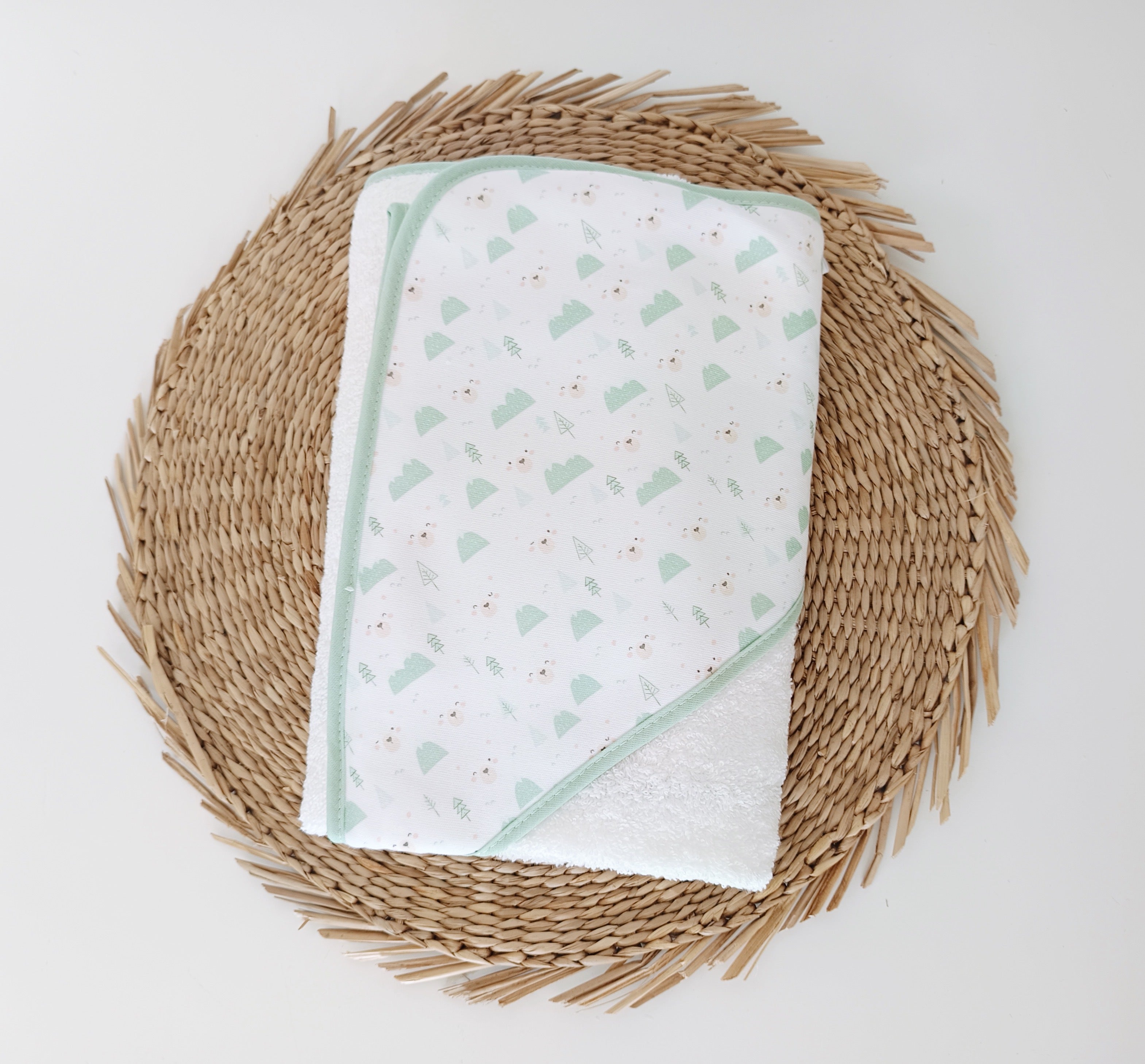 Toalha de banho Ursinhos Verde