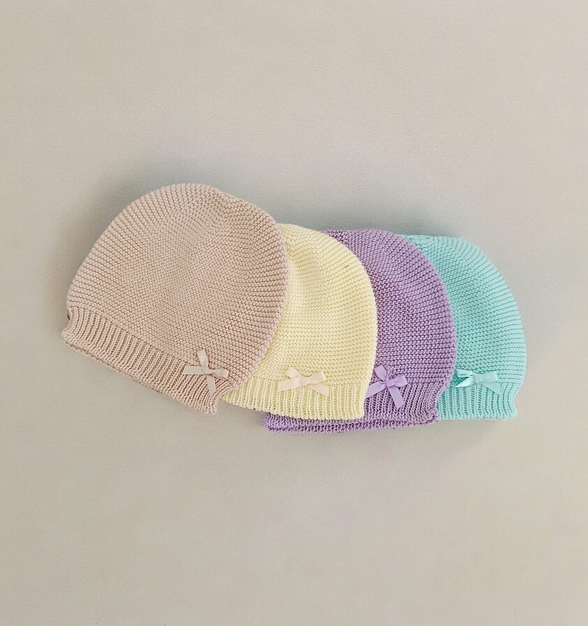 Gorro para Bebé Lacinho em malha Algodão