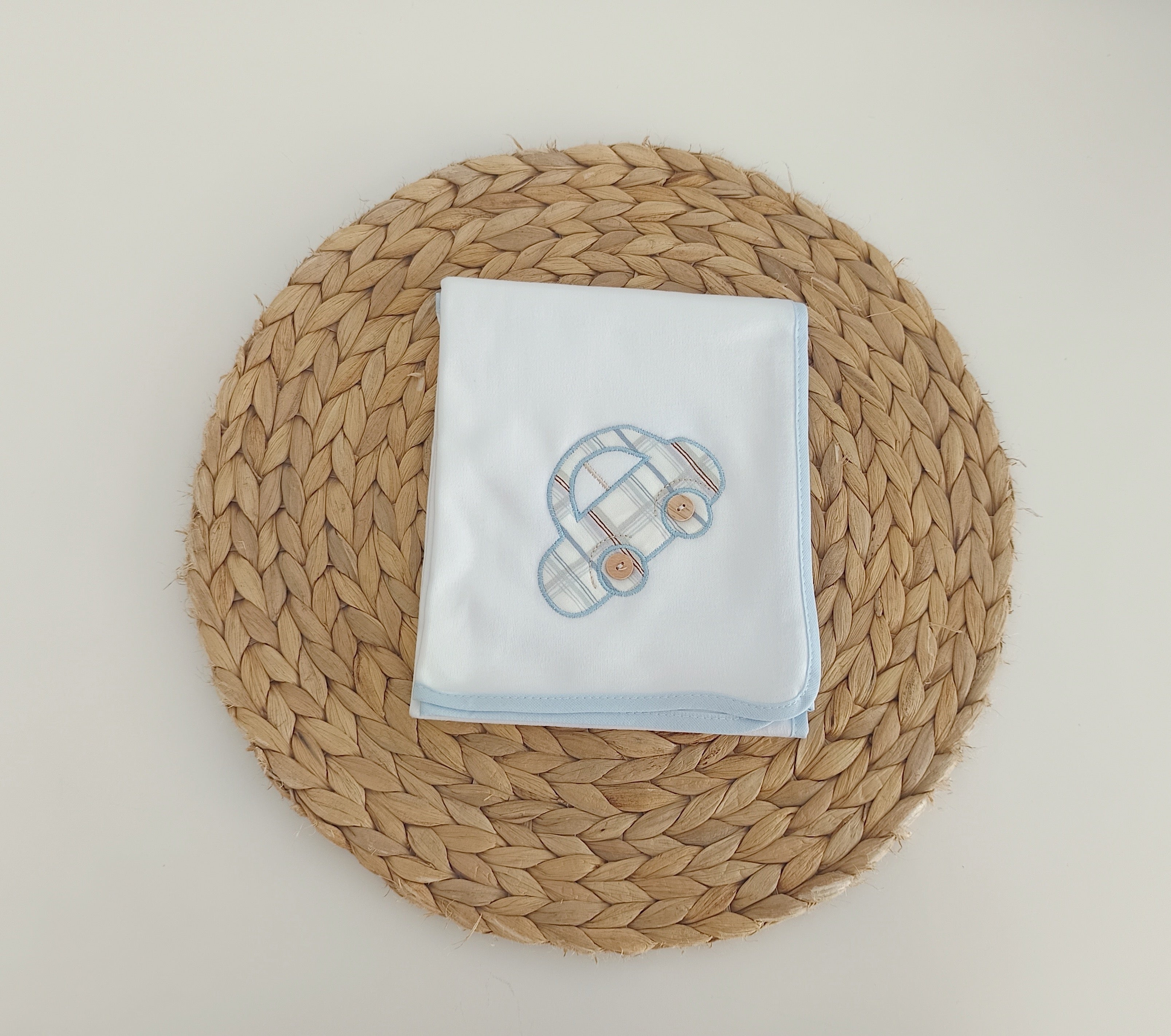 Fit Fiu Babies® |Fralda Carrinho Azul