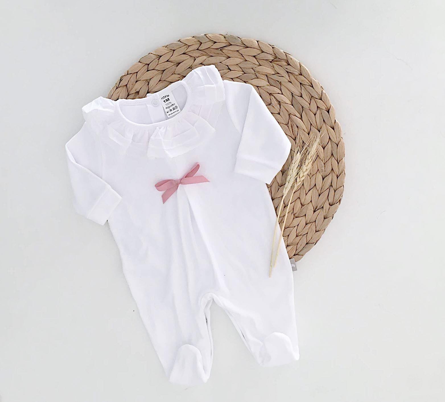 FitFiu Babies® | Babygrow Veludo Laço