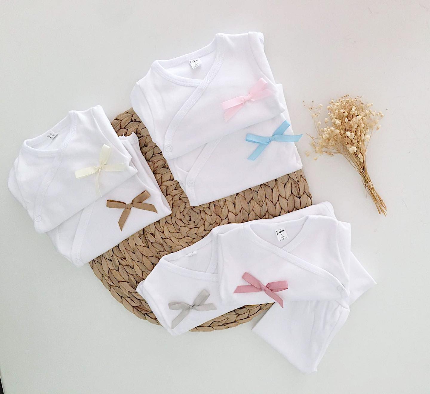 FitFiu Babies® | Conjunto Interior Laço ao Lado com carda