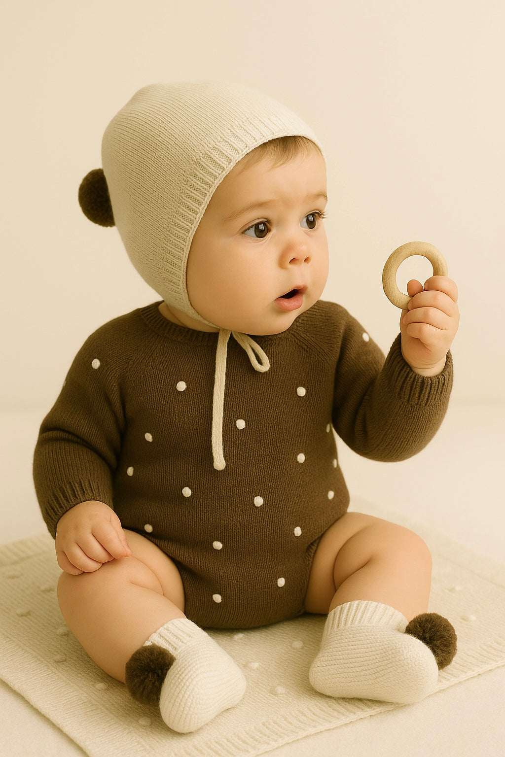 fofo malha para bebé