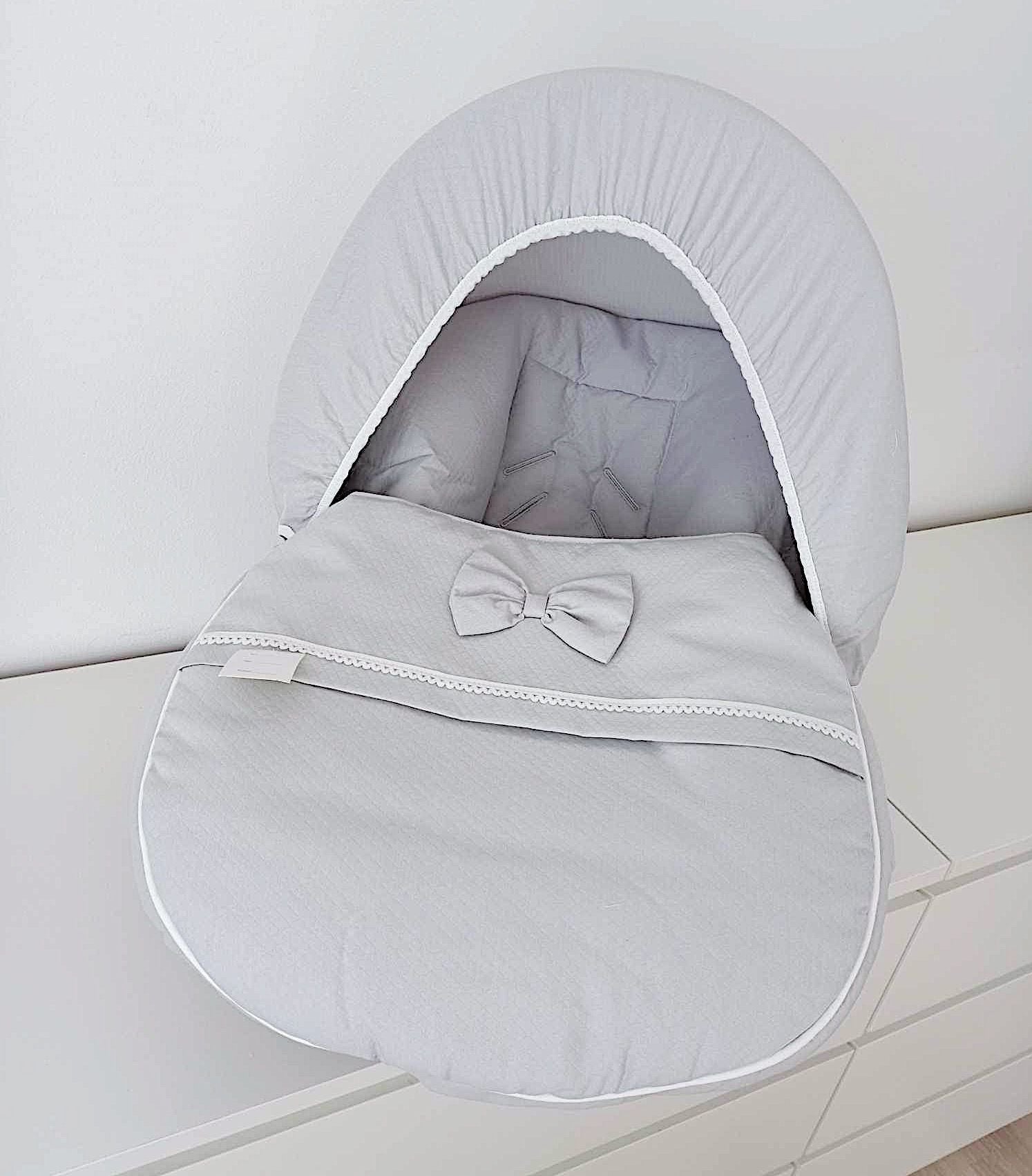 Forra Laçarote Cinza para Ovo/Babycoque