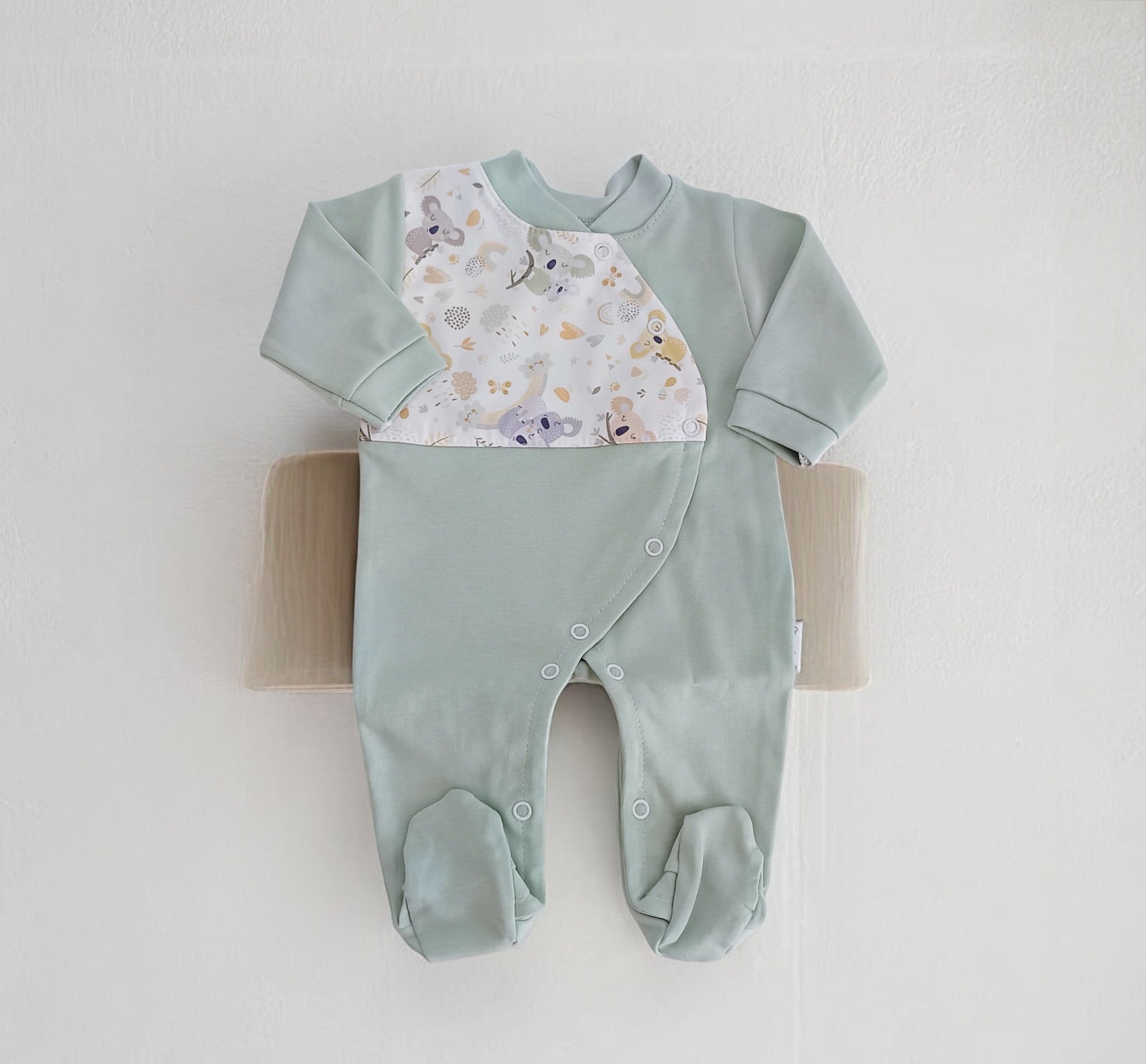 Babygrow Algodão Koalas Verde