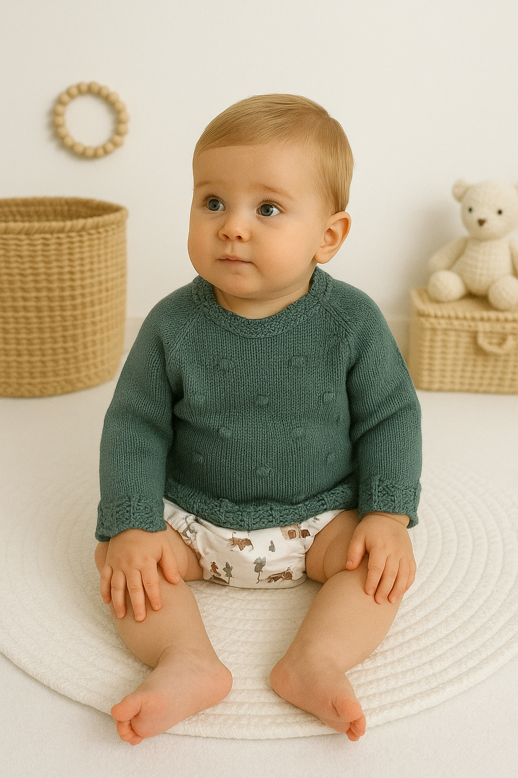 conjunto bebé verde