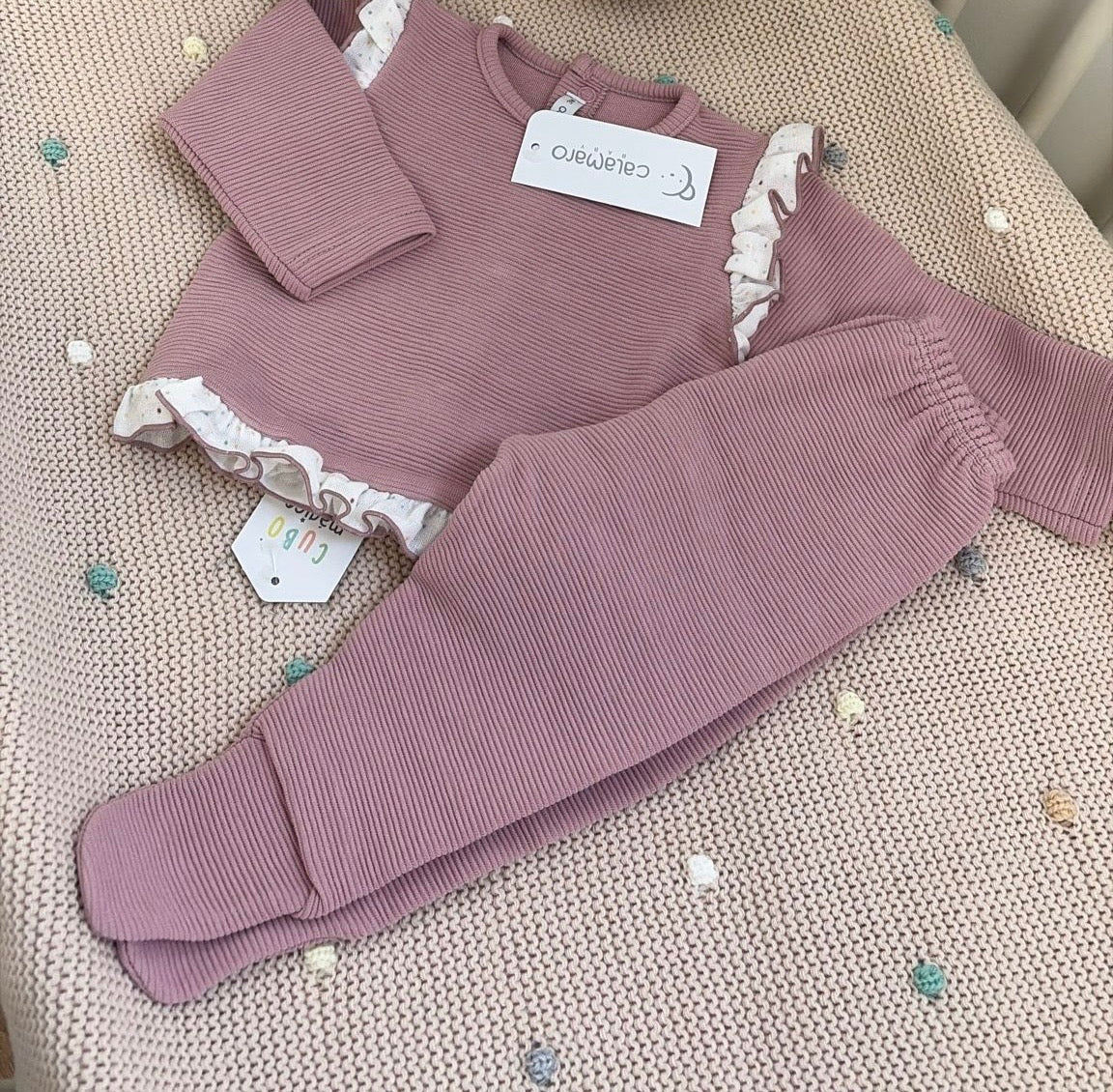 Fato Duas Peças Rosa Velho