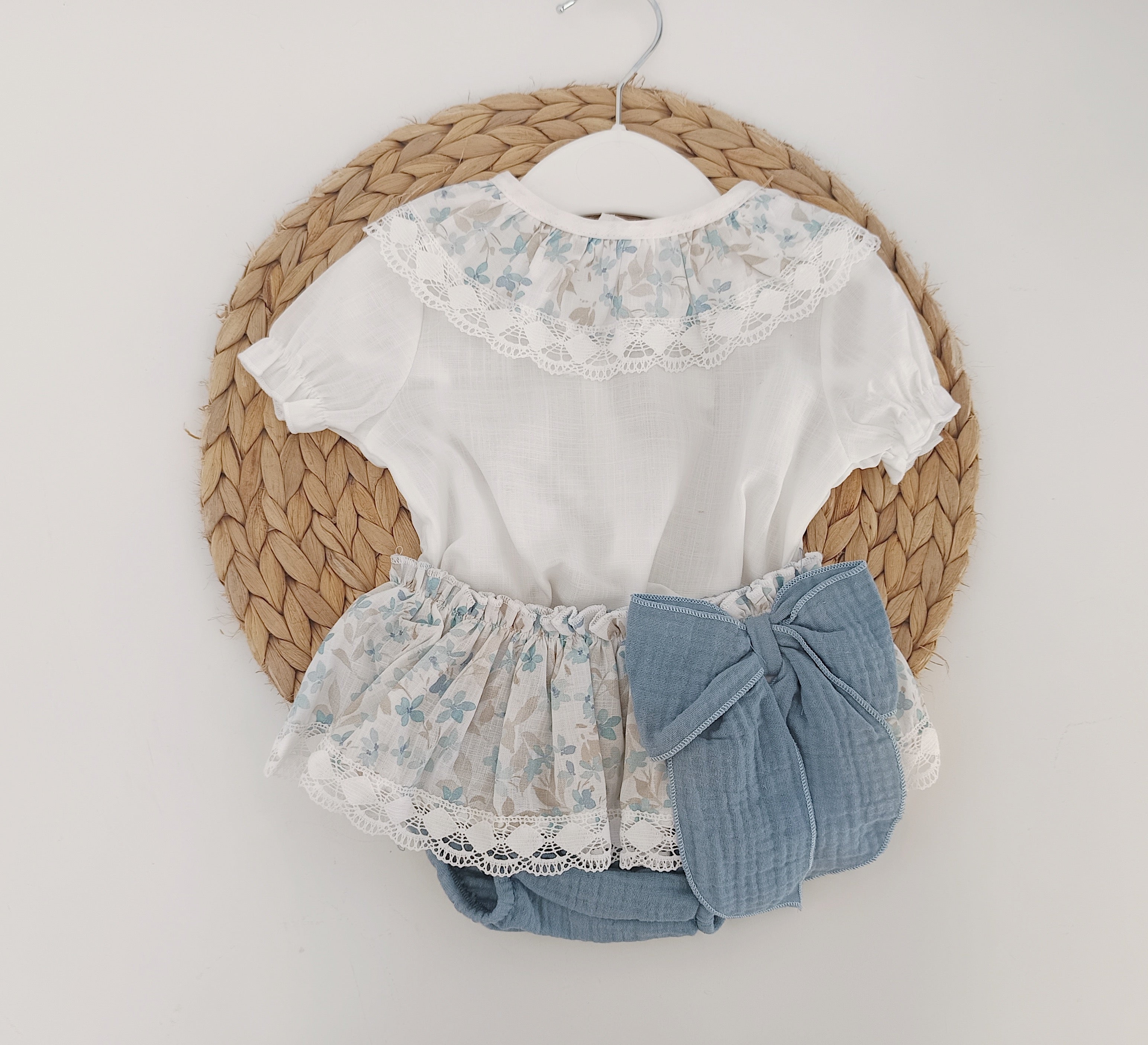 Fofo com Blusa Laço Jeans