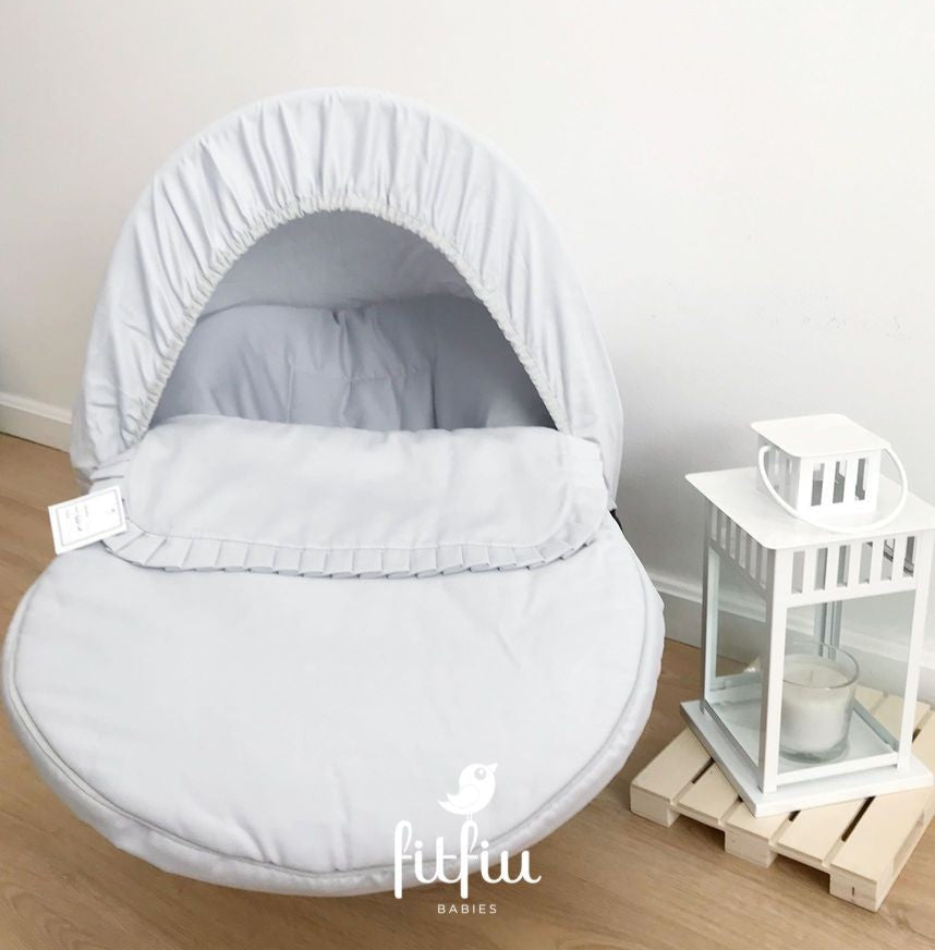 Forra Cinza Lisa para Ovo/Babycoque