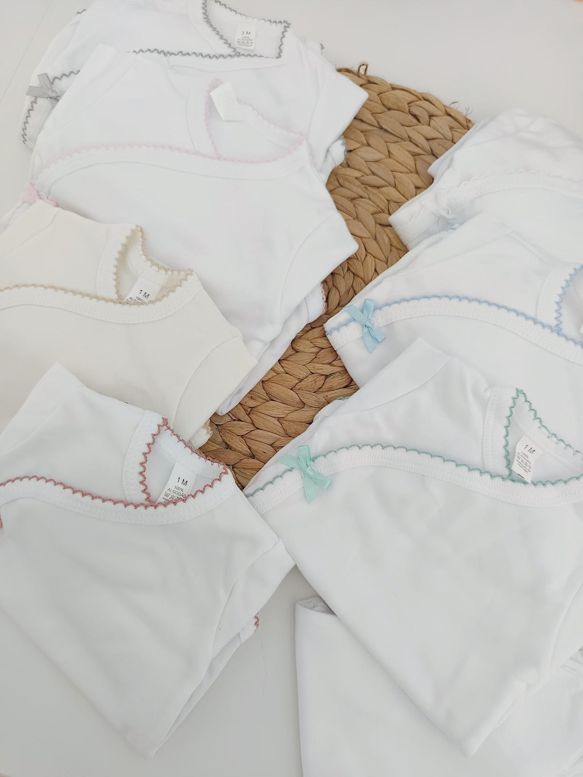 Conjunto Interior Body e Calças com Picueta e Lacinho