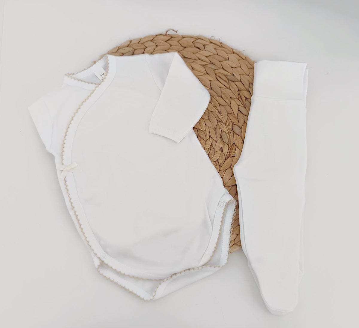 Conjunto Interior Body e Calças com Picueta e Lacinho