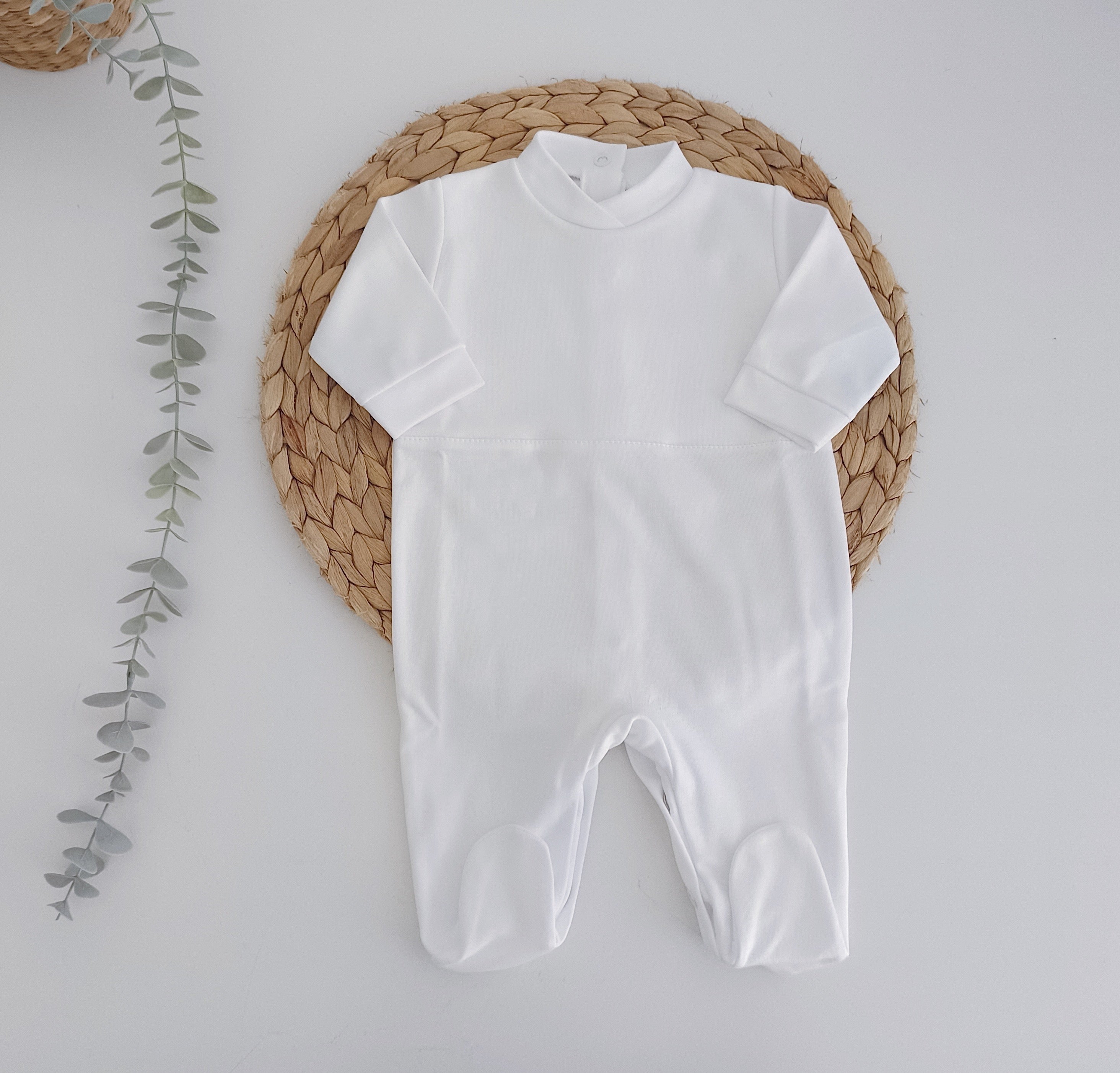 FitFiu Babies® | Babygrow Basic Peitilho Branco