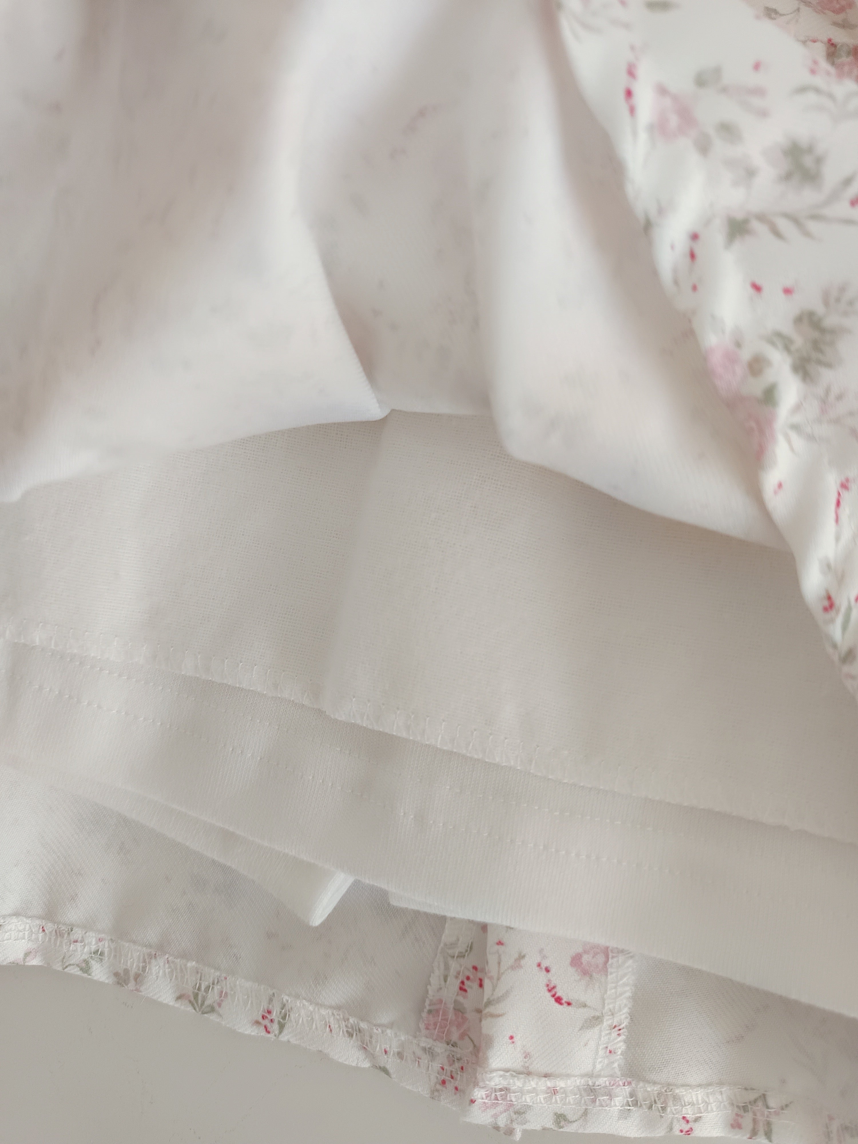 Vestido com Blusa e Bolero Flores com laço Rosa