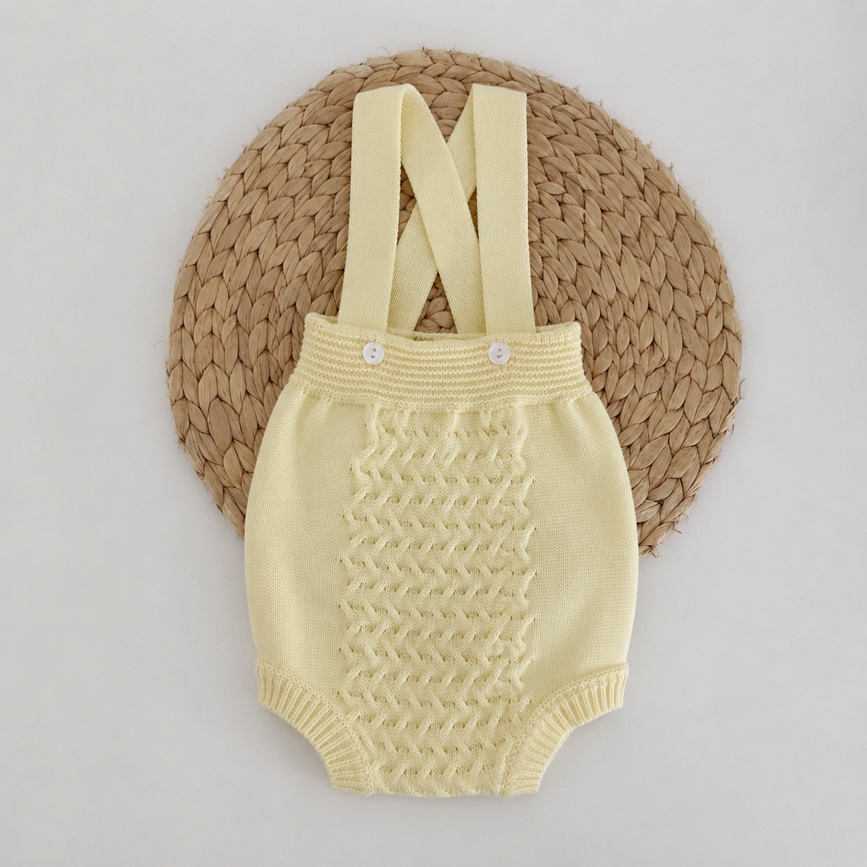 Fofo de Bebé Malha Amarelo