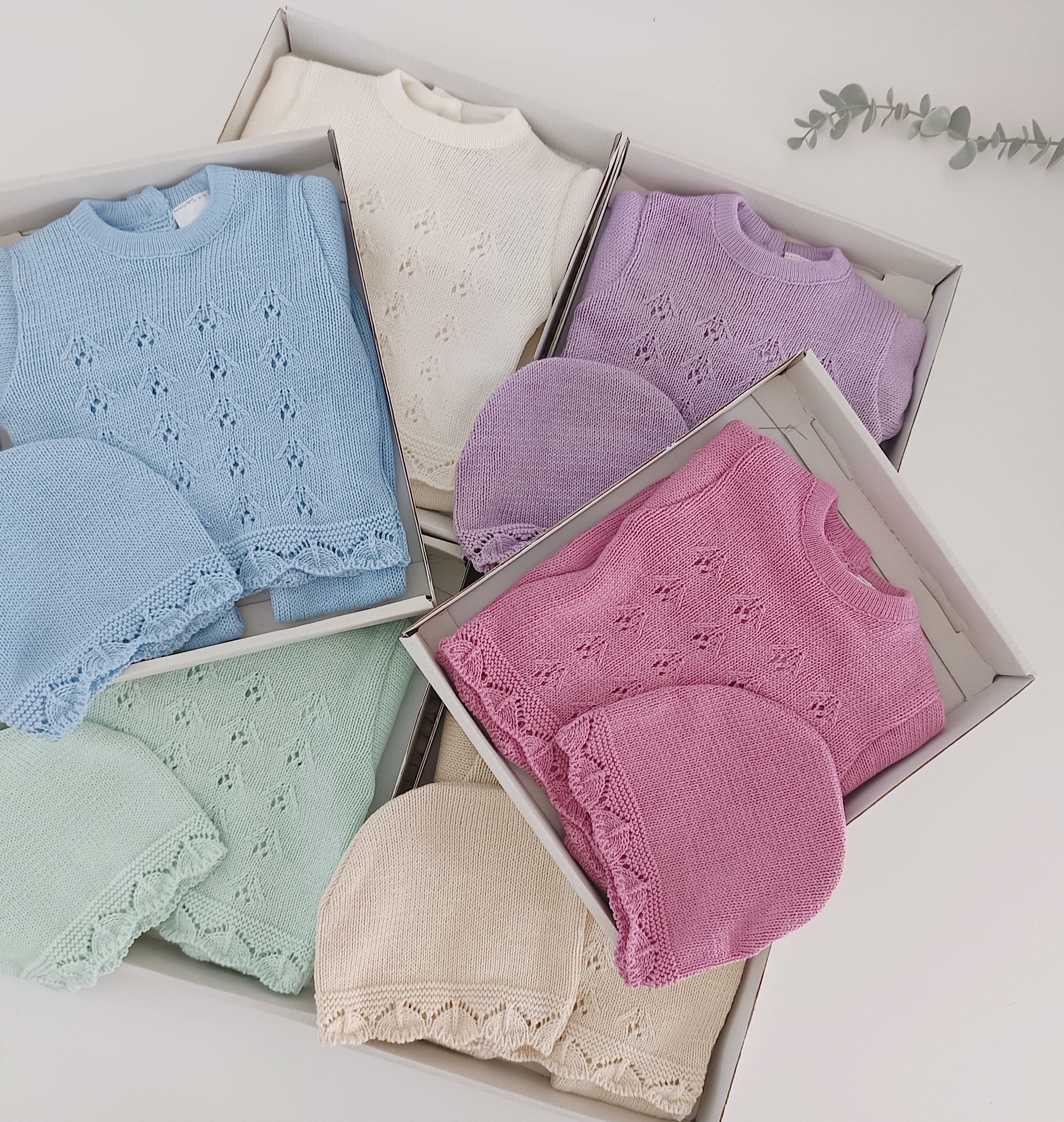 Conjunto de Malha Algodão Espiga várias cores